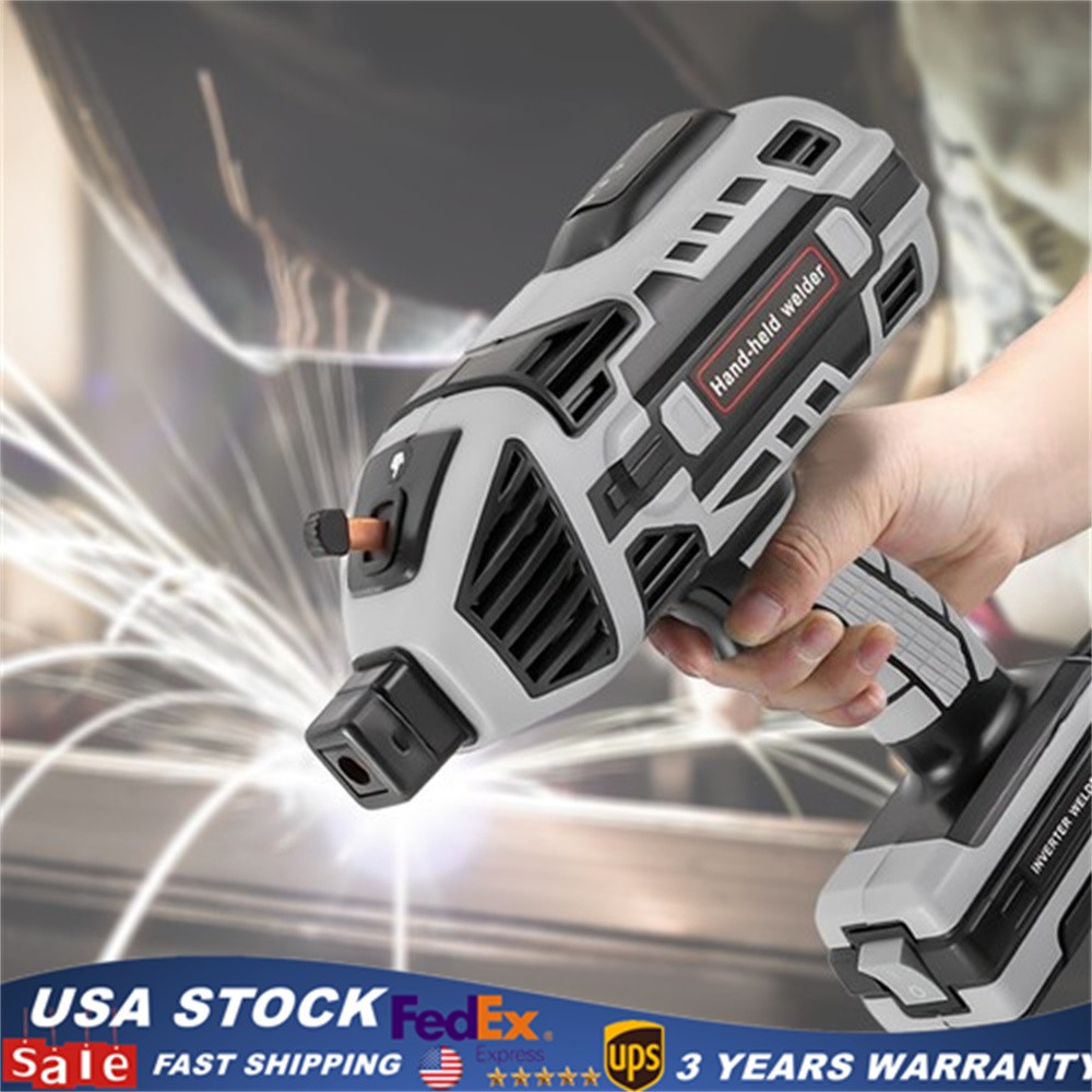 110V Portable Welding Machine Handheld Portable ARC Laser Welder Gun Kit 4600W