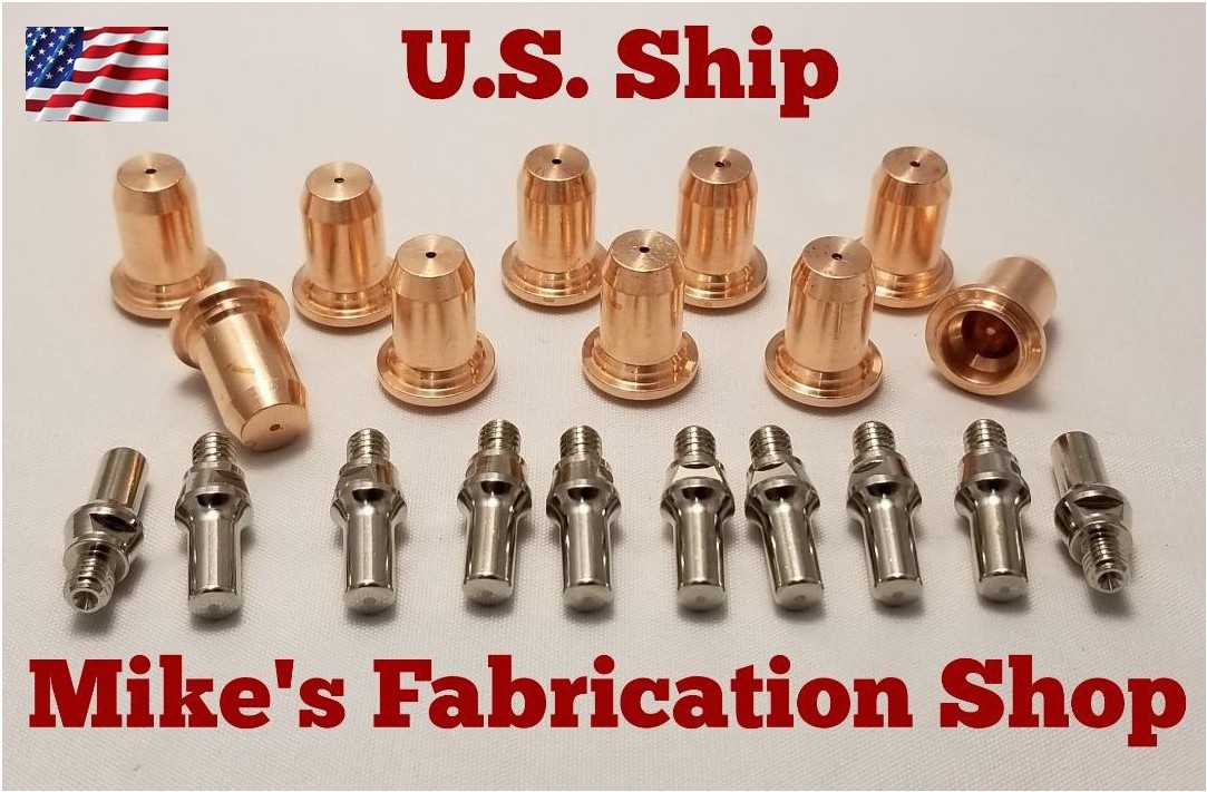 20 PC electrodes & nozzles for Lincoln Electric 20 plasma cutter K2820-1
