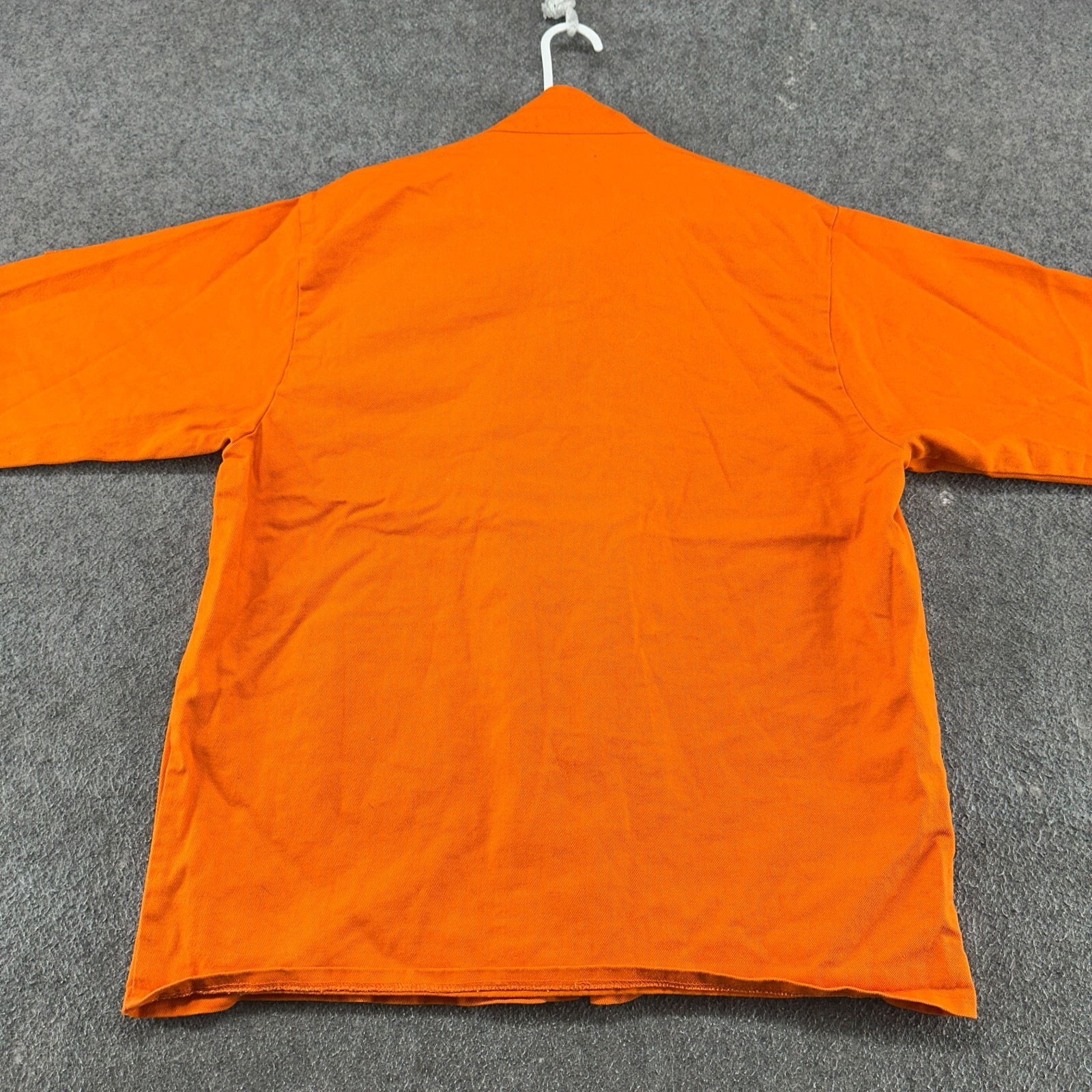 Black Stallion Jacket Men XL Orange Button Up FR Flame Resistant Welding FO9 30C