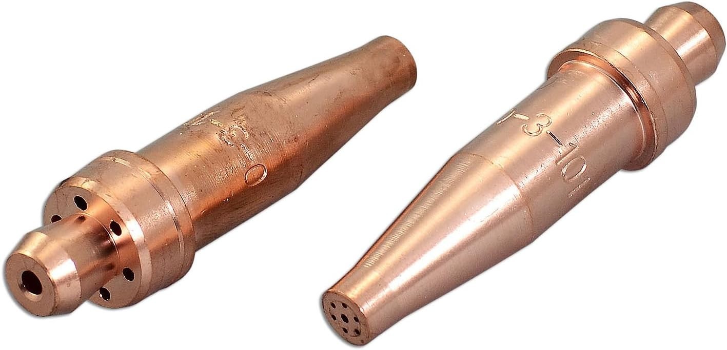 Durable Copper Acetylene Cutting Tips Size 0 – 2-Piece Set for Precision Cutting