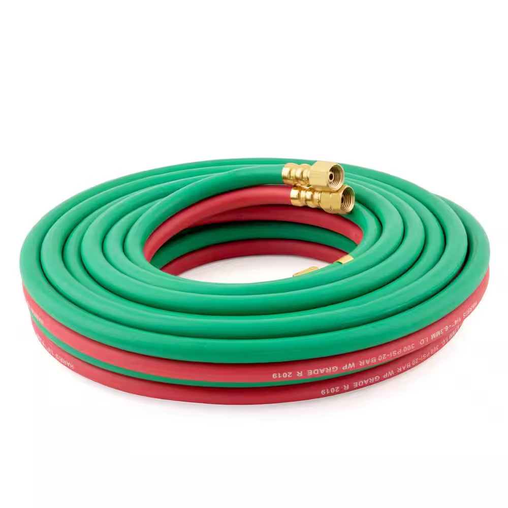 Cut Welder Kit with Torch, Oxygen and Acetylene Regulators, 3/16 In. X 12 Ft. Ho