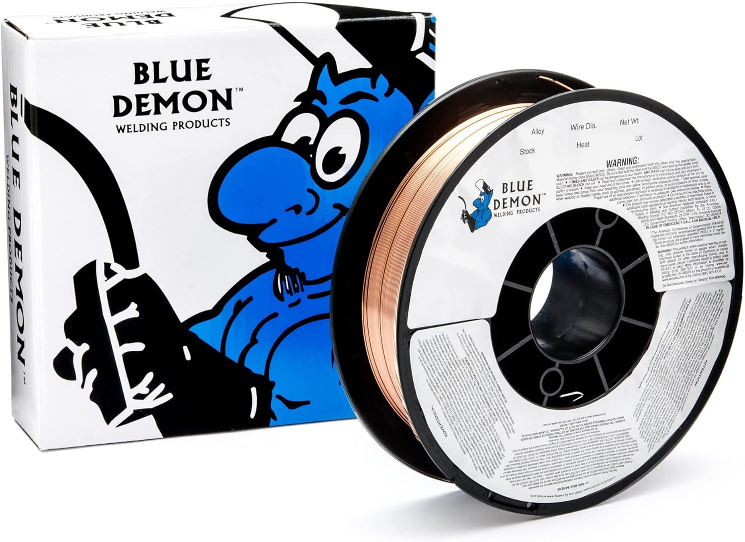 Blue Demon ER70S6 X .030 X 11 LB MIG/GMAW Carbon Steel Welding Wire, All Positio