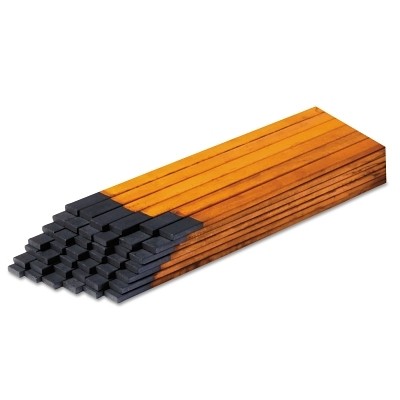 DC Air Carbon Gouging Electrode, 3/8 in dia x 5/32 in Thick x 12 in L ORS Nasco