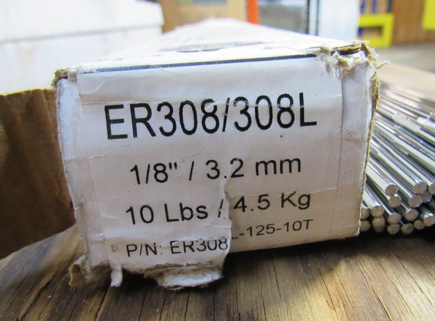 NEW 80PCS 10LBS WELDERS CHOICE WELDING ROD ER308/308L AWS A5.9 1/8″ X 36″