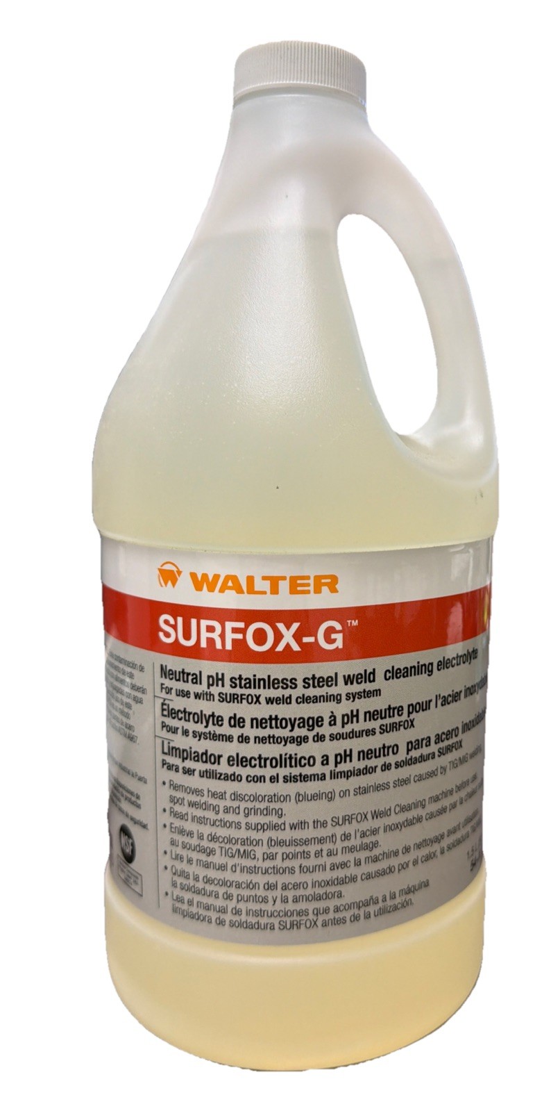 Walter Surface Technologies 54A065 Weld Cleaning Electrolyte, 50.7 Oz.