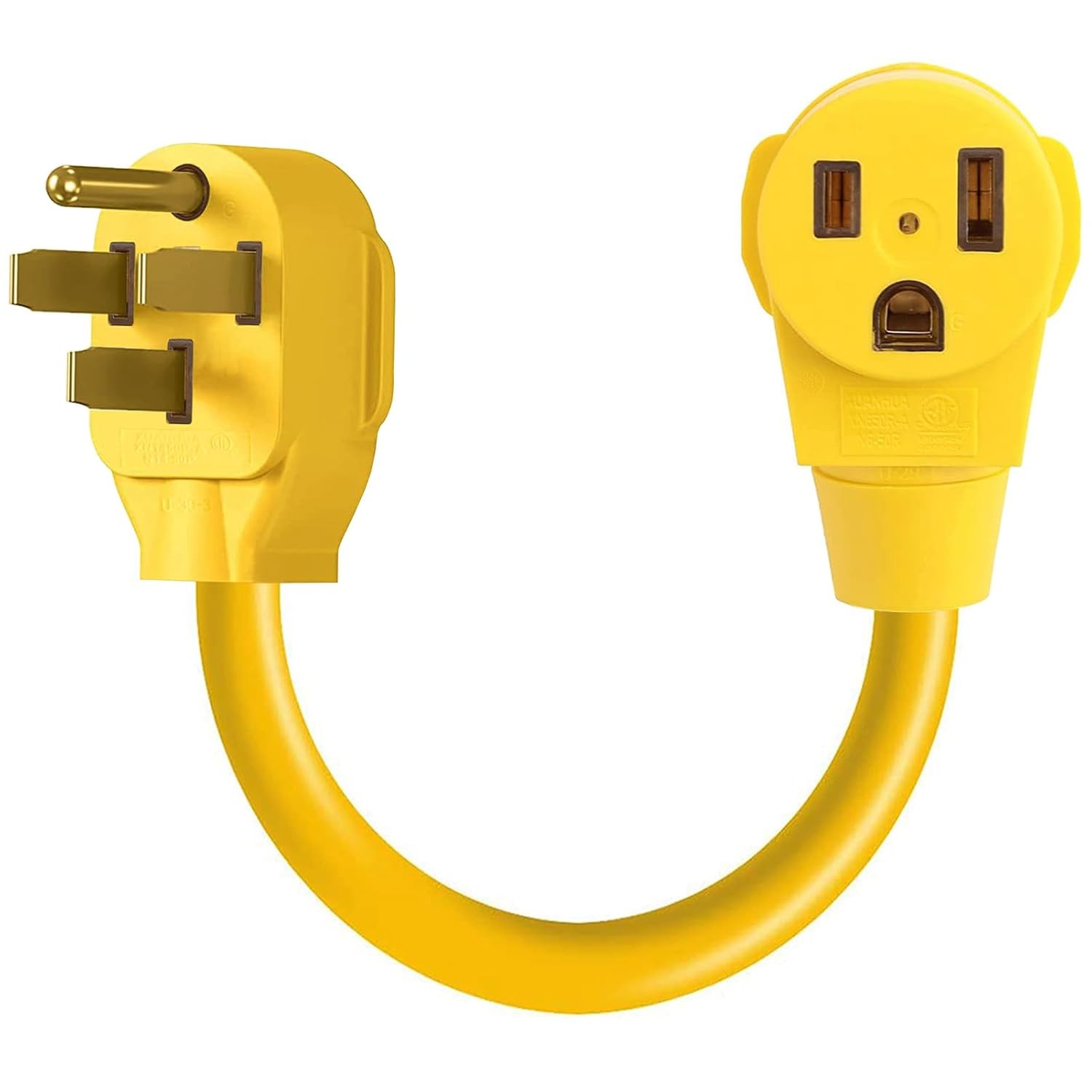 50 Amp 4 Prong Welder Adapter Cord NEMA 14-50P to 6-50R Female RV Plug