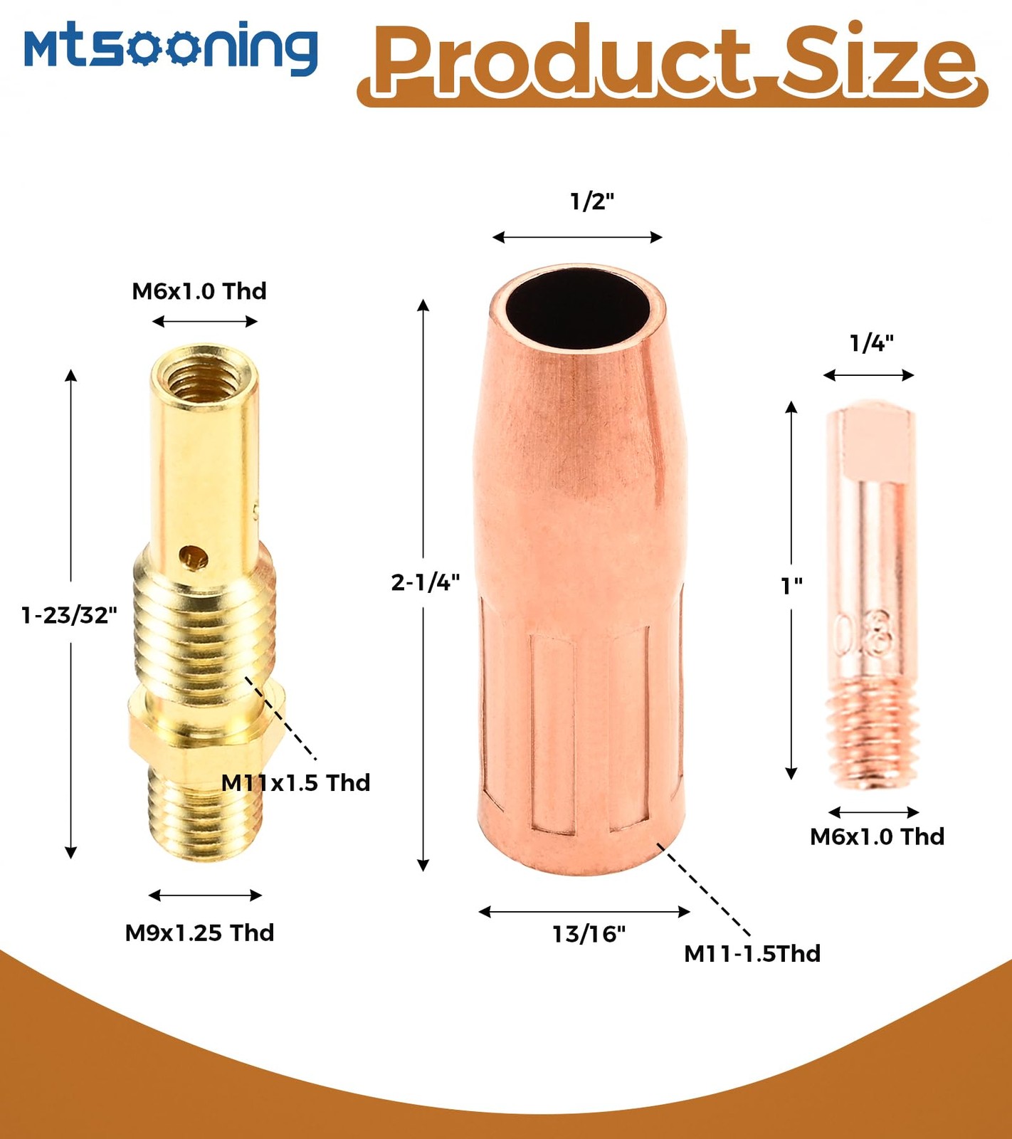 28PCS MIG Welding Kit Accessory .030″ Tip-Nozzle-Diffuser Fit for Lincoln Mag…