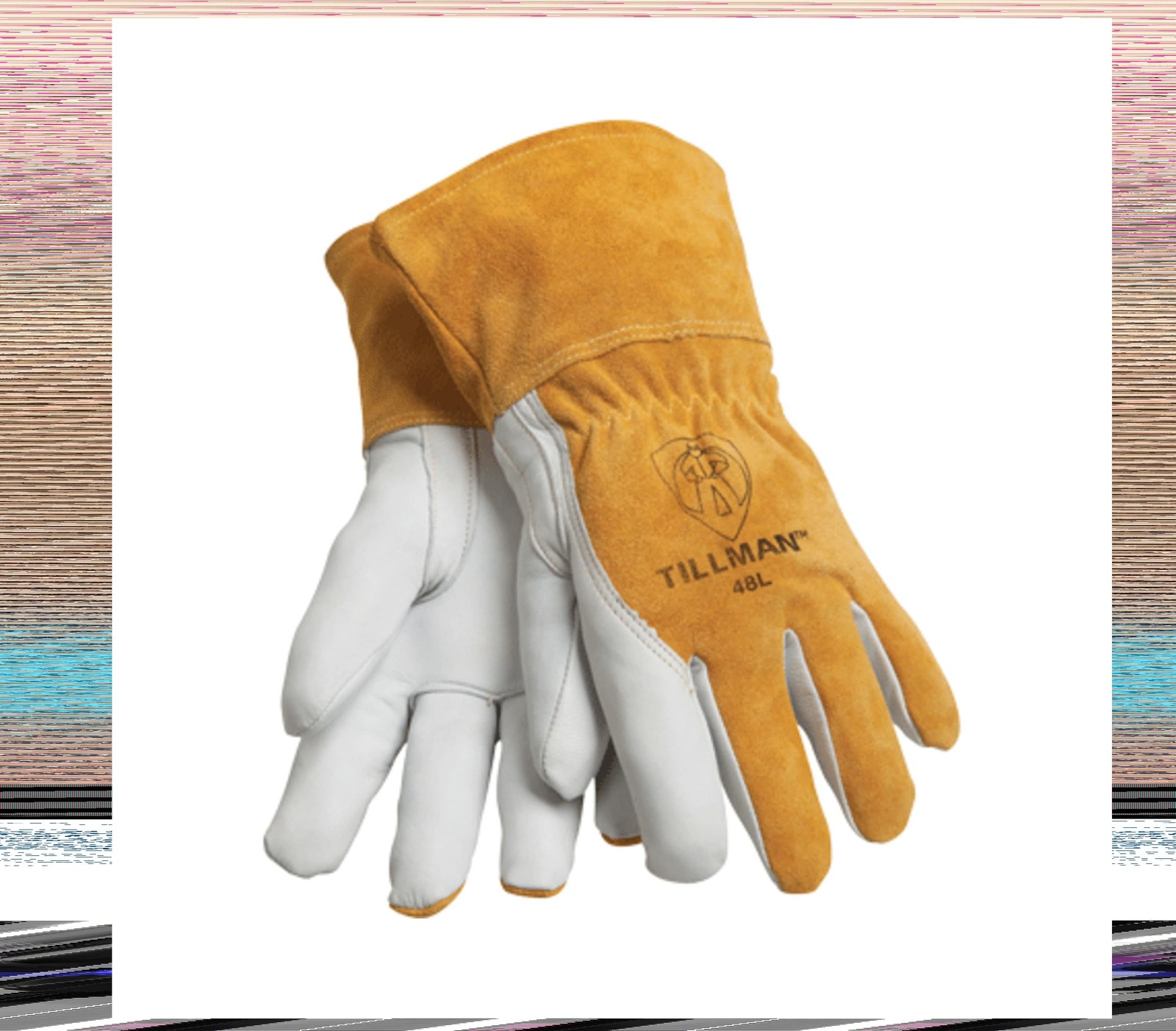 Tillman 48Xl Welding Gloves Mig/Tig Xl 13 In. L Pr Pearl