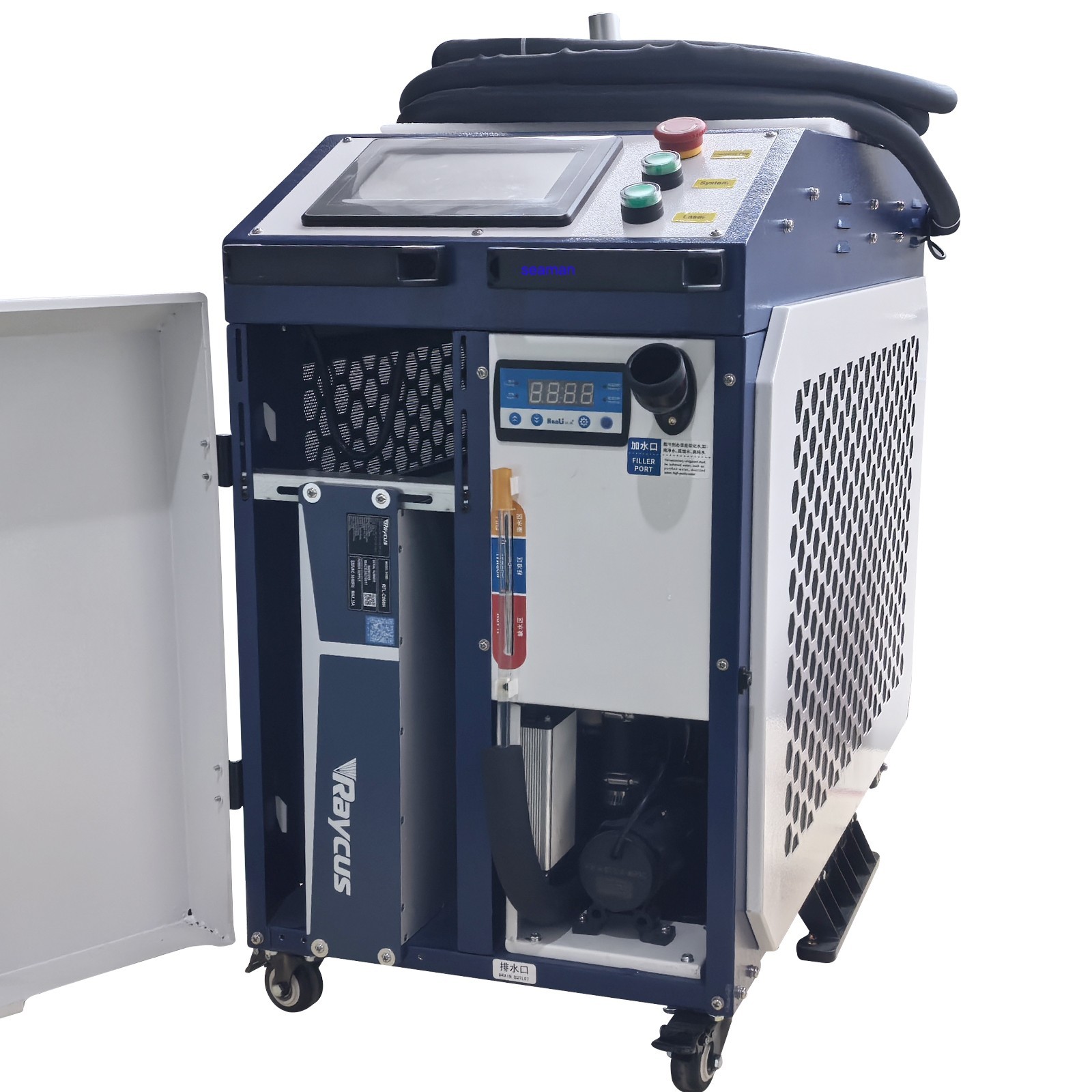 US Raycus 3000W Handheld Fiber Laser Metal Laser Welding Machine Double Wobble