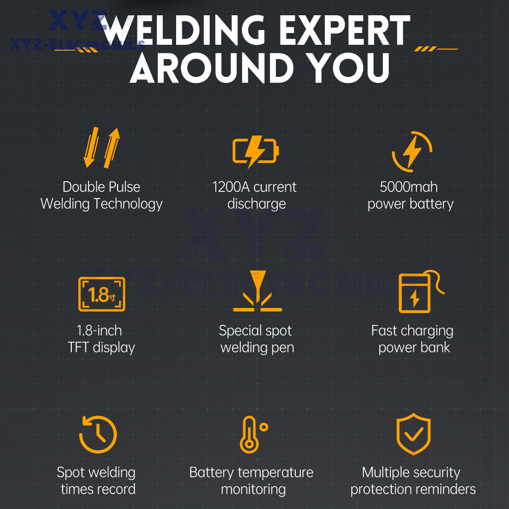 FNIRSI SWM-10 Battery Spot Welding HandHeld Spot Welder Machine 18650 Battery