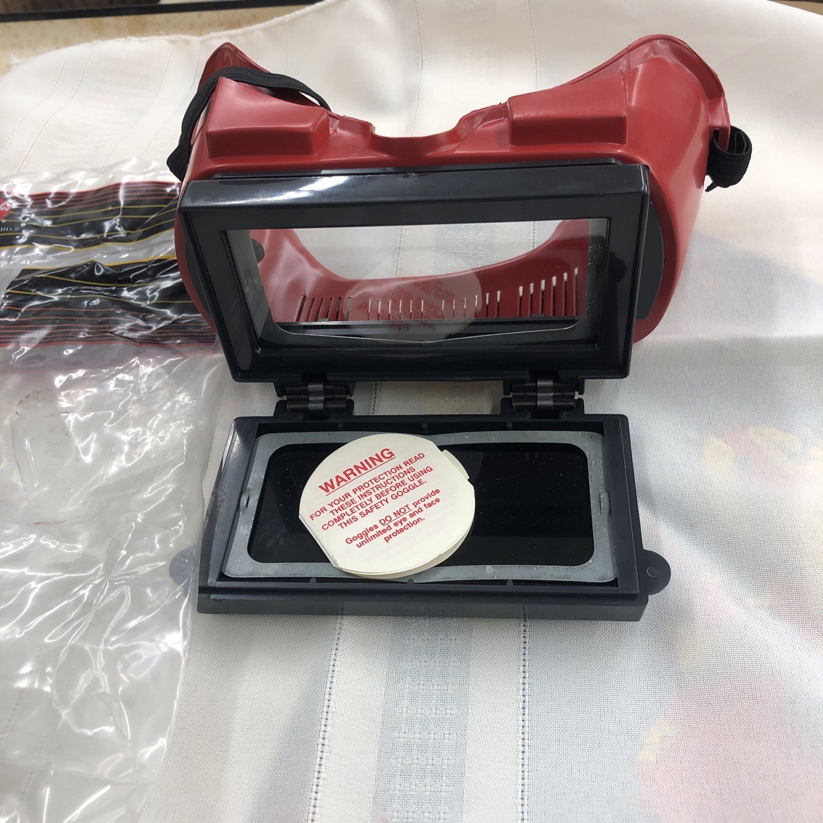 2 Jackson GOGGLES, USA NEW! Unisex Goggle Welding Mask Safety Glasses, Vtg New