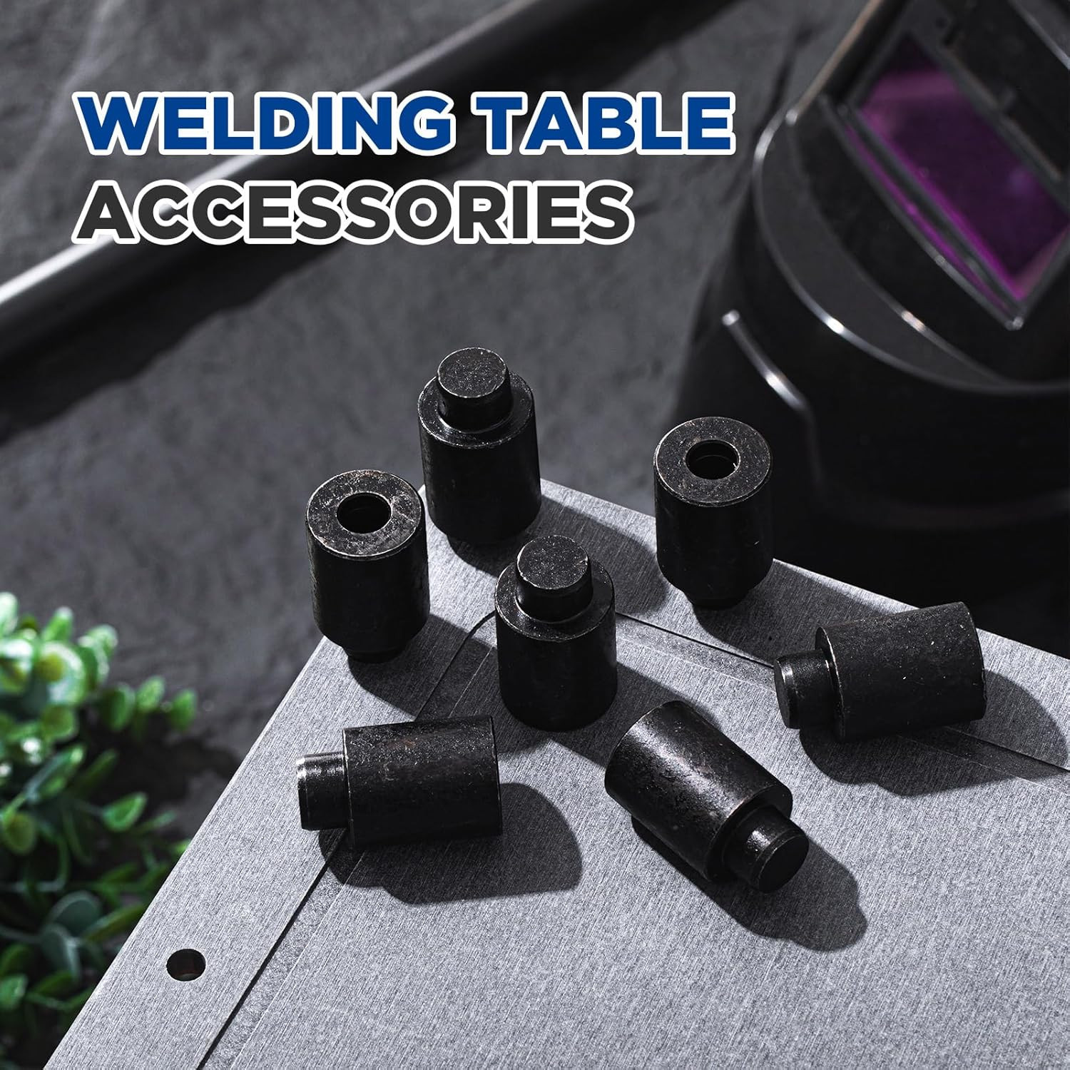 10 Pcs 5/8″ X 1″ X 1.5″ Welding Table Fixture Pins Clamps Stop Alignment Square