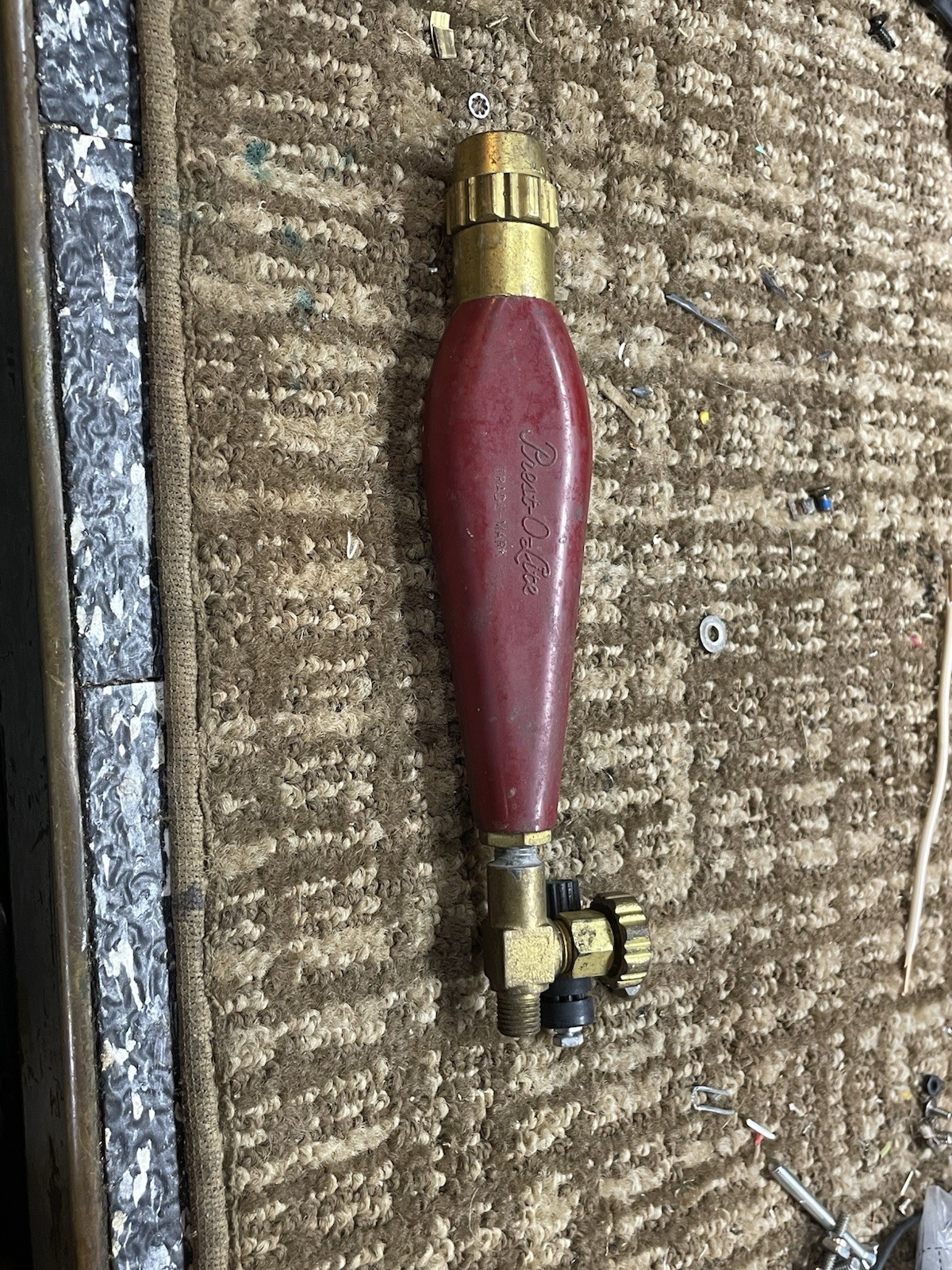 VTG PREST O LITE AIR ACETYLENE SOLDERING BRAZING TORCH HANDLE…
