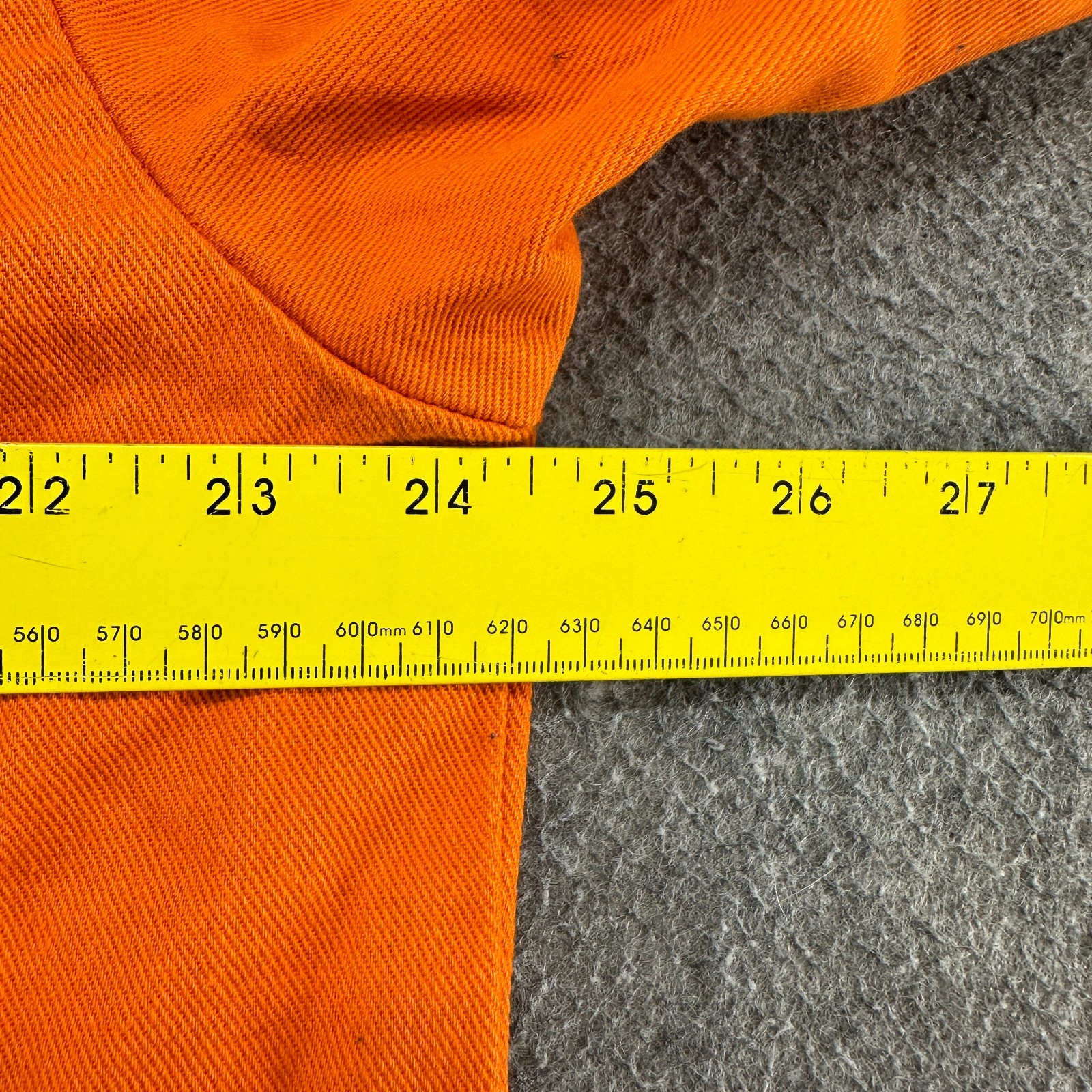 Black Stallion Jacket Men XL Orange Button Up FR Flame Resistant Welding FO9 30C