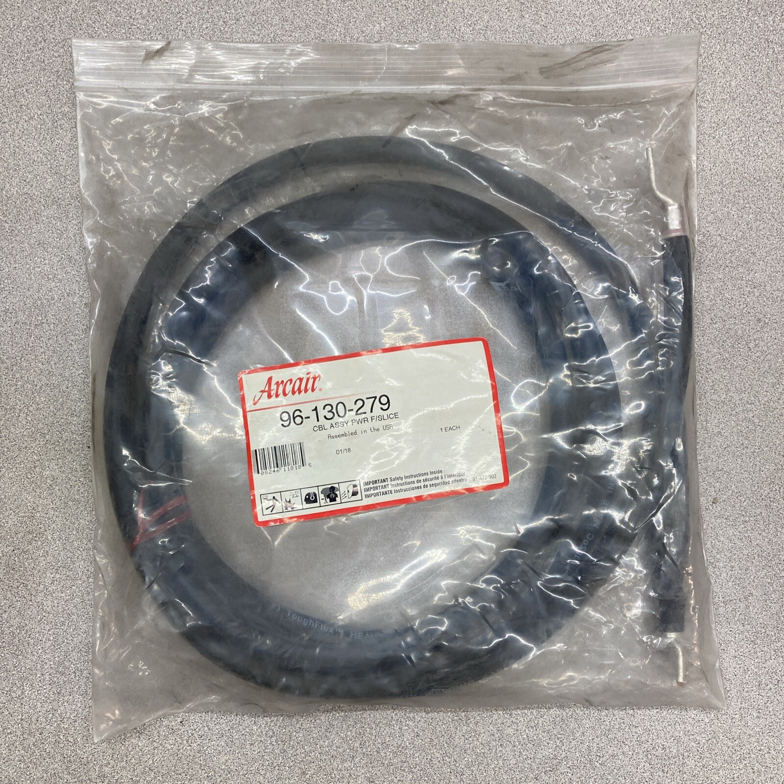 Arcair 96–130–279 CBL Assembly Power F/Slice. New Old Stock.
