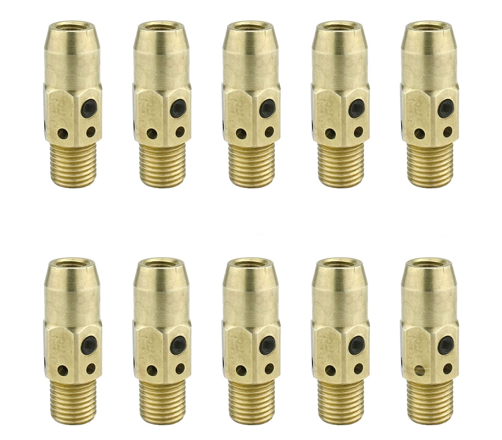 10-PK Gas Diffuser 54A for MIG Welding Gun Tweco #3/#4 & Lincoln Magnum 300-450
