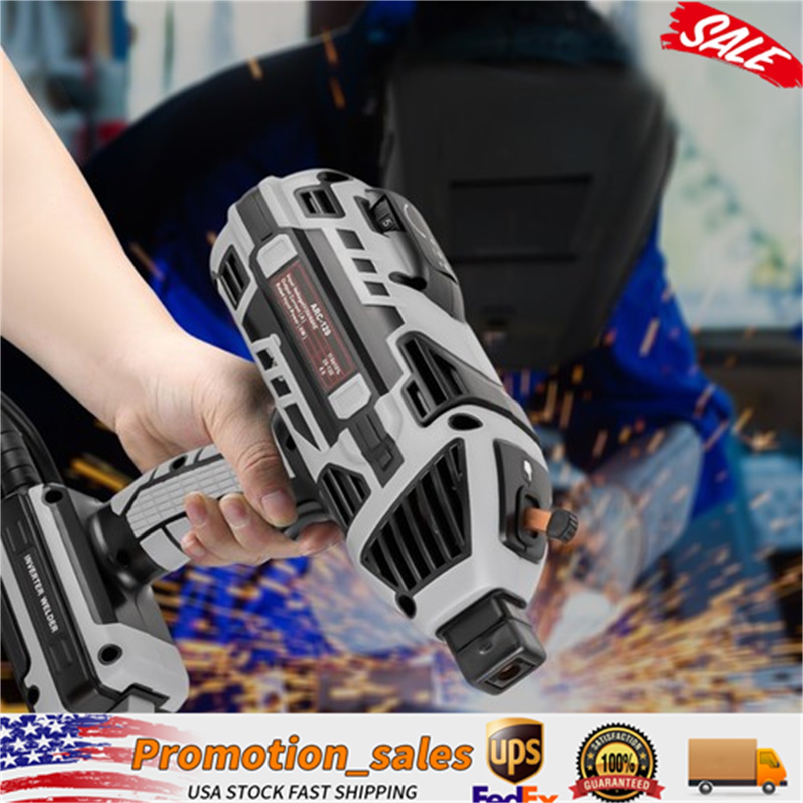 110V Portable Welding Machine Handheld Portable ARC Laser Welder Gun Kit 4600W
