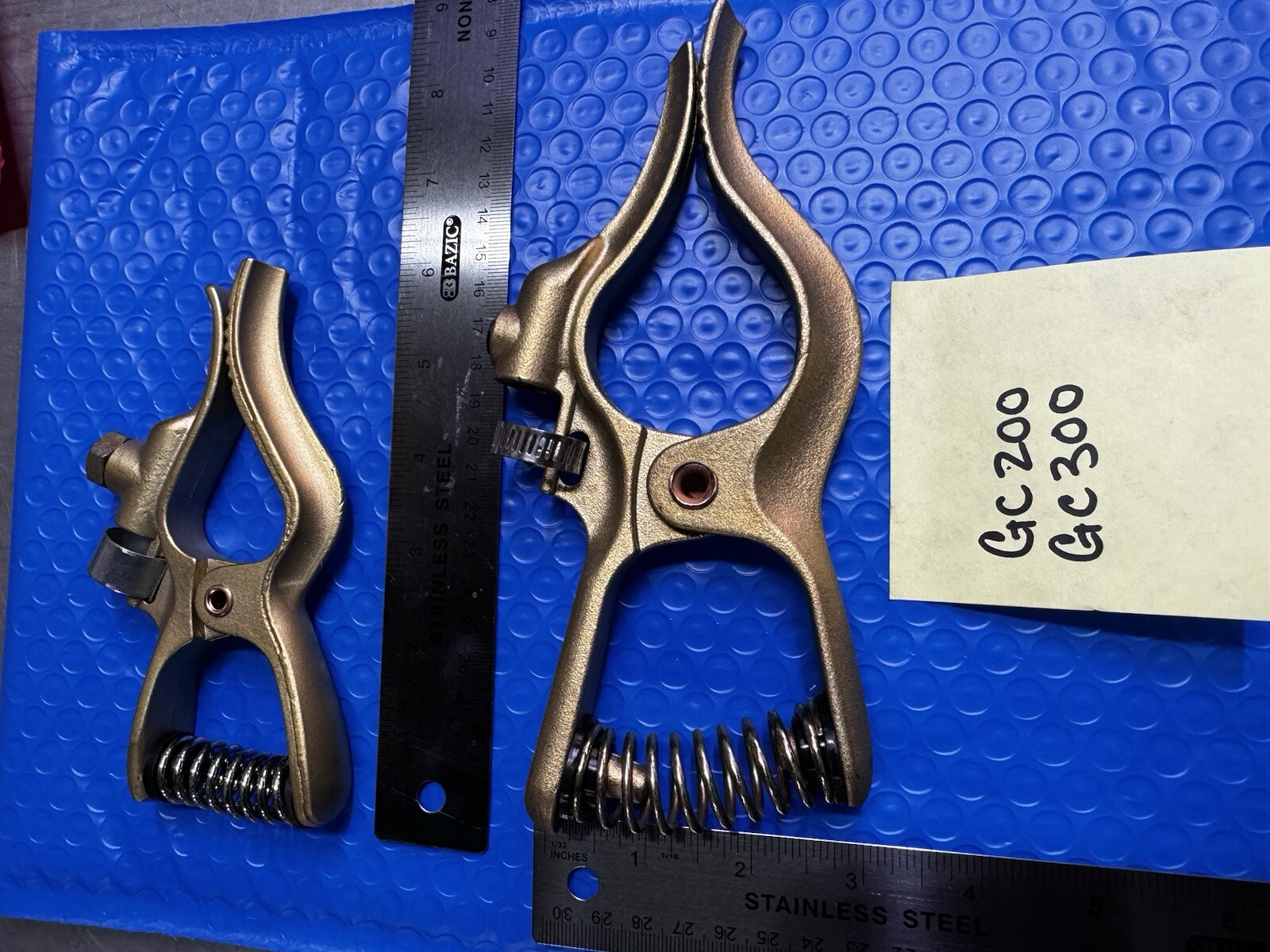 GC-300 GC 200 One Each Copper Ground Clamp Compatible with Tweco