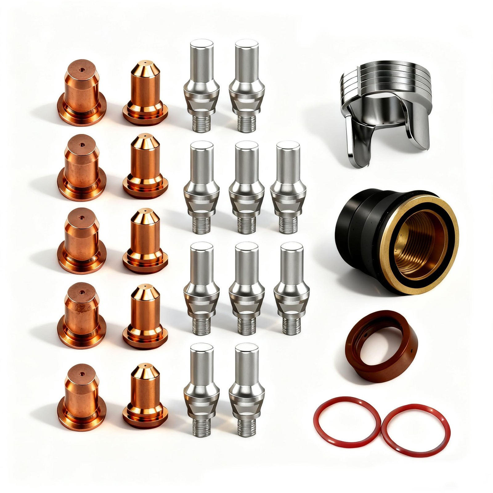 25pcs IPT-60 PT-60 IPT-40 PT40 Plasma Cutting Torch Tip Consumables 0.9mm…