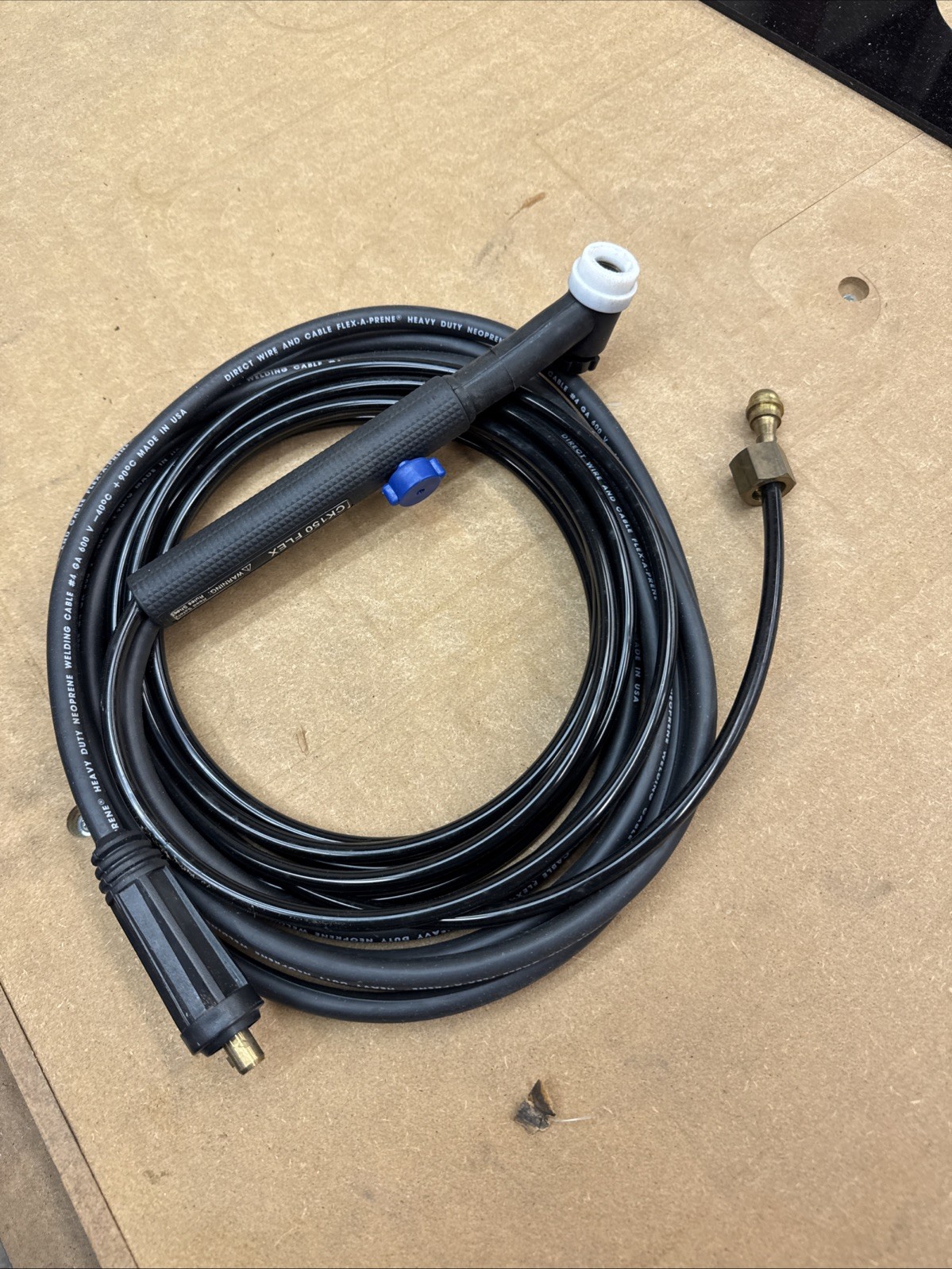 150 amp tig torch gas cooled 12.5 feet
