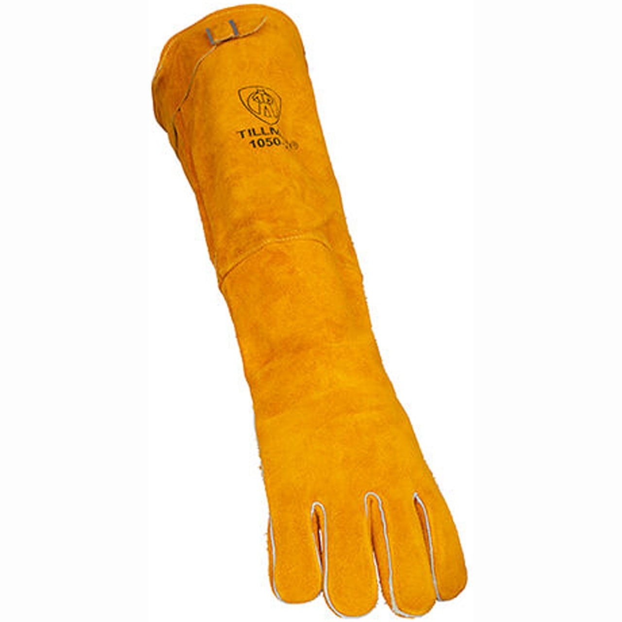 Tillman 105023 23″ Premium Split Cowhide Lined Stick Welding Gloves Brown Large