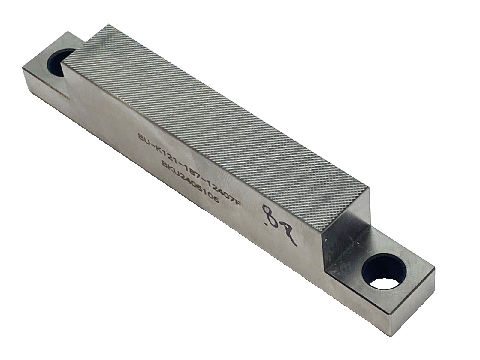 Branson BU-K121-187-12407F Ultrasonic Anvil Knurled Steel Tooling Nest Fixture