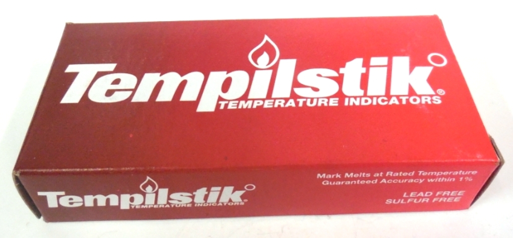 TEMPIL, INC. TEMPILSTIK TEMPERATURE INDICATOR, 28012(TS0200), NIB, BOX OF 10