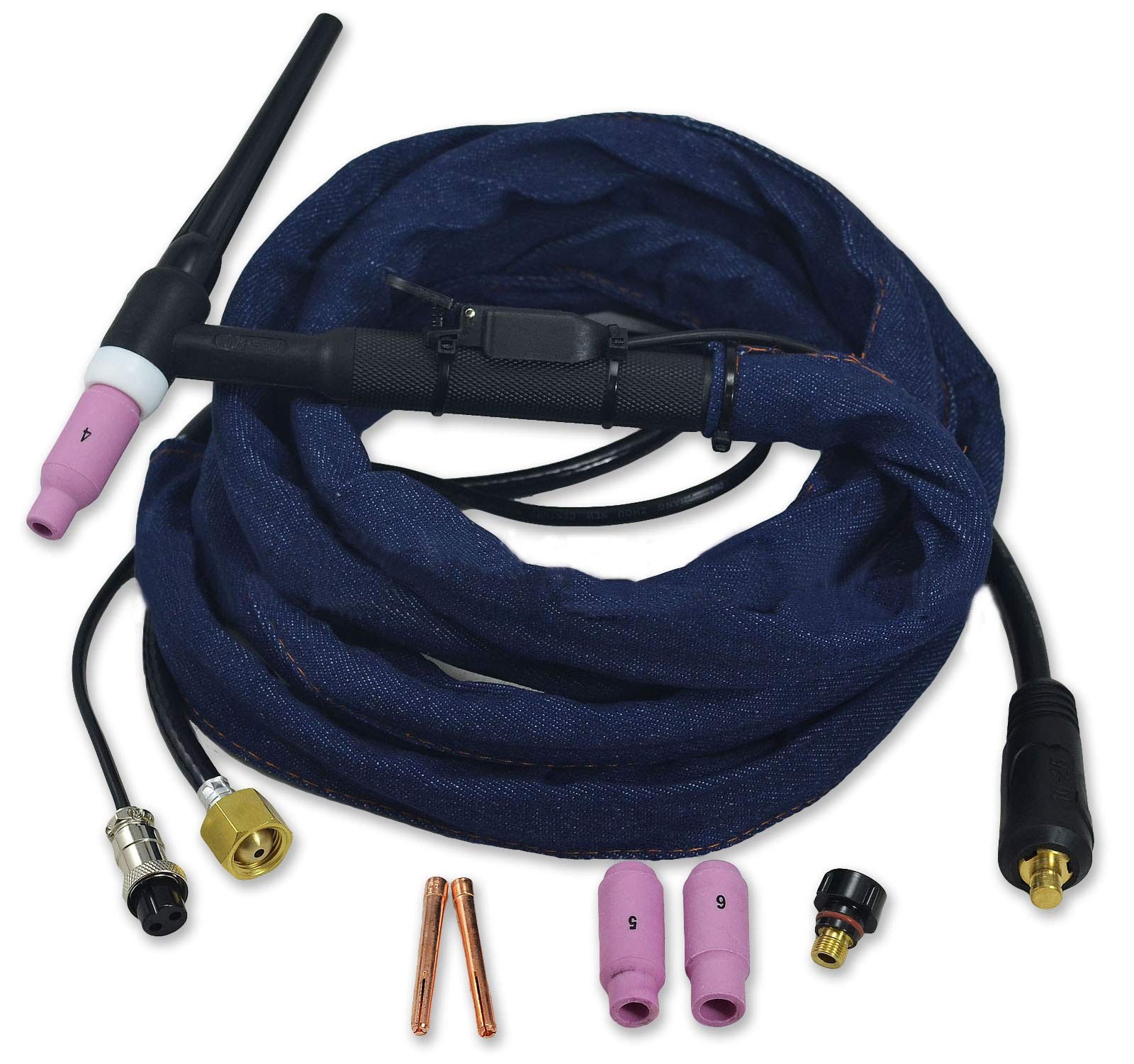 WP-17 SR-17 TIG Welding Torch Complete 150Amp Air-Cooled Electric Cable Wire …