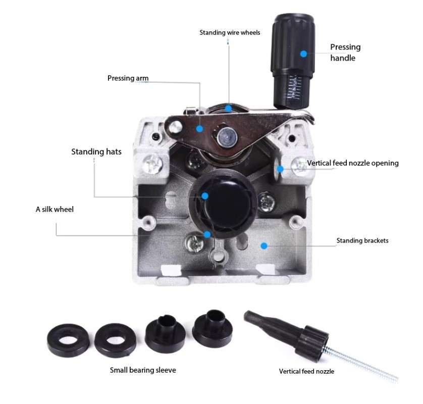 Wire Feeder Motor, Vertical 24V Wire Feeder Motor, TIG Welding Accessories