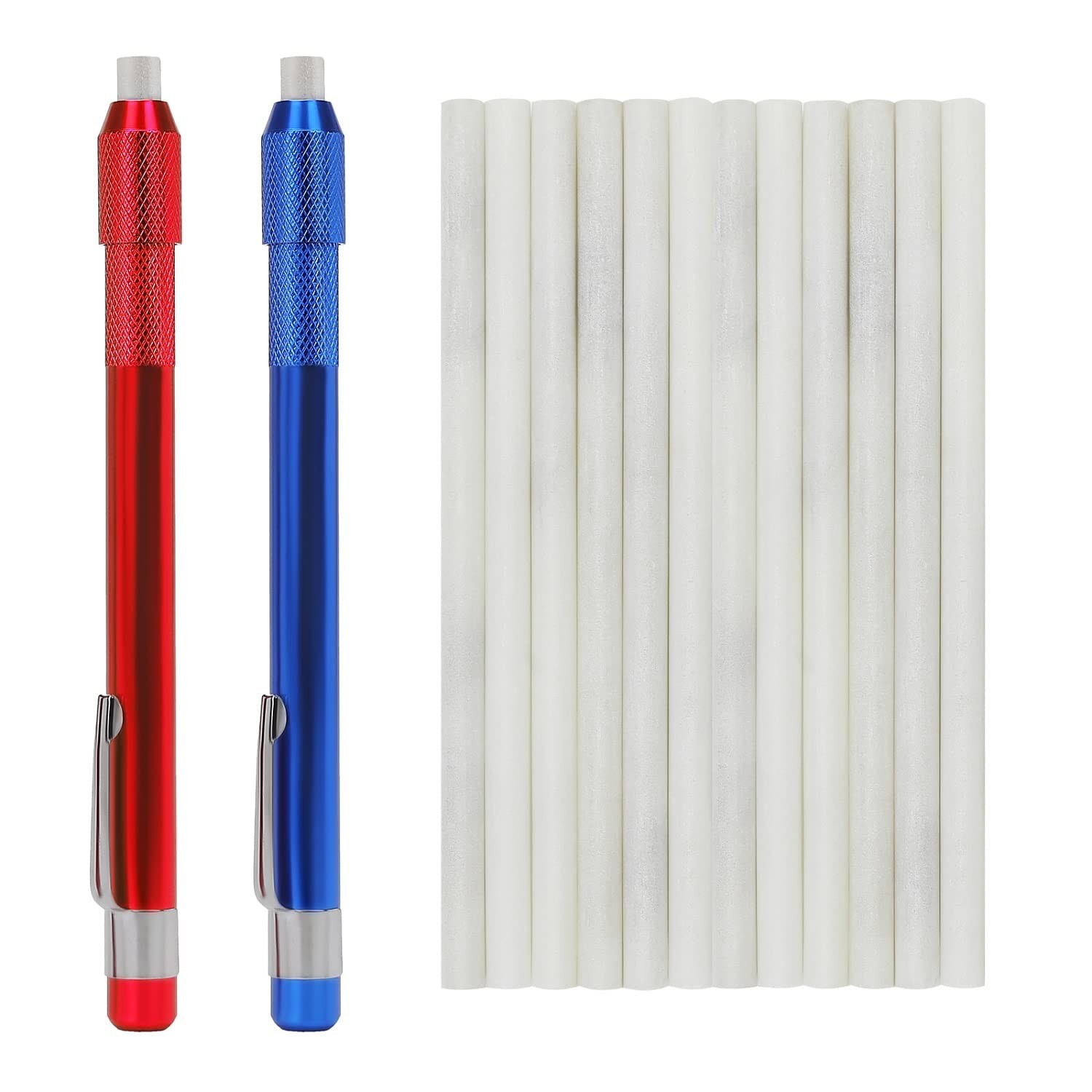 Soapstone Holder Set 14pcs Pencils and Refills for Welding Marking