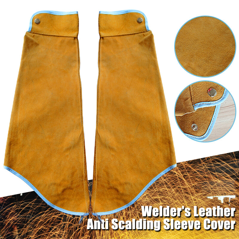 Cowhide Leather Welding Sleeves Cowhide Welders Arm Sleeve Heat Insulation new