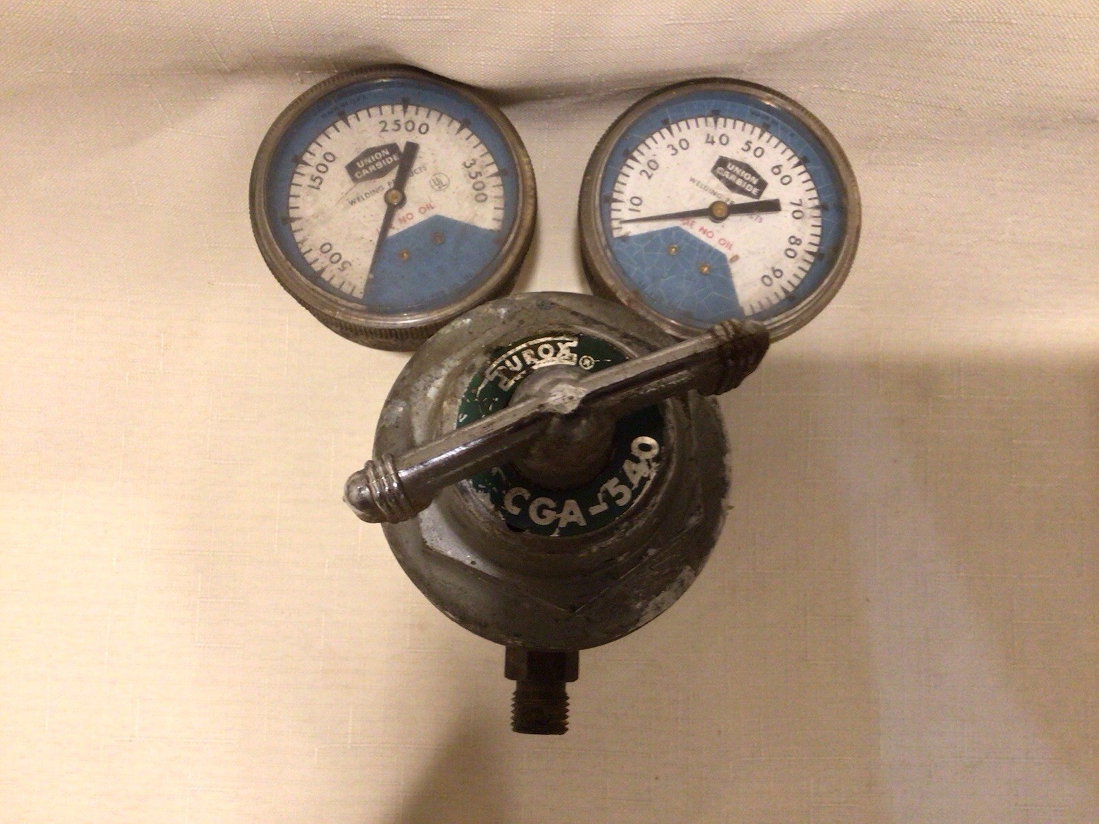 Union Carbide Purox CGA-540 Oxygen Regulator Type R-205