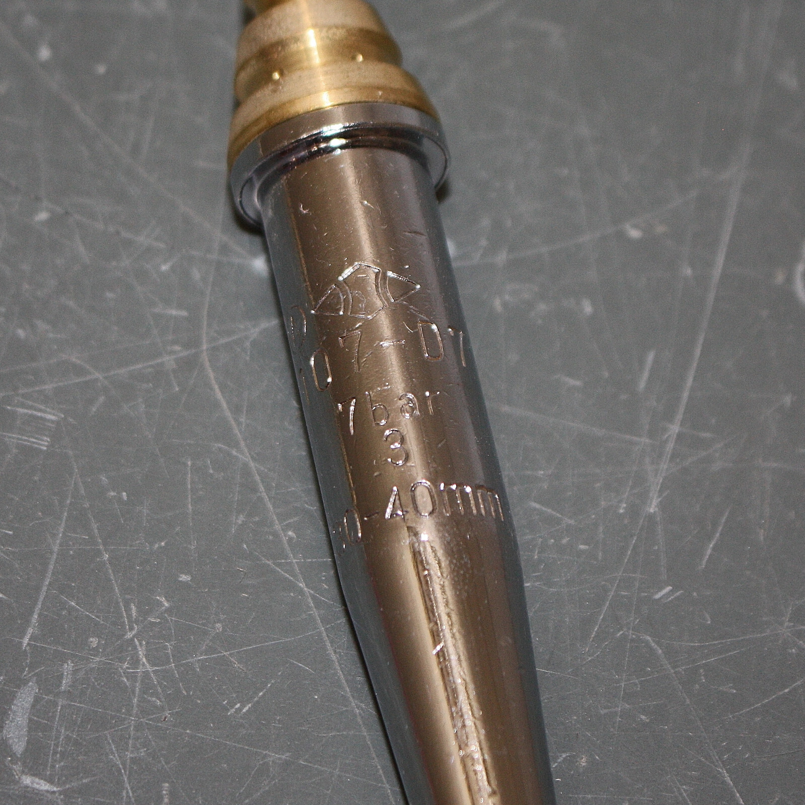 (5) Koike Cutting Torch Tip 107D7-3, for LP / Propane, Size #3, Made in Japan