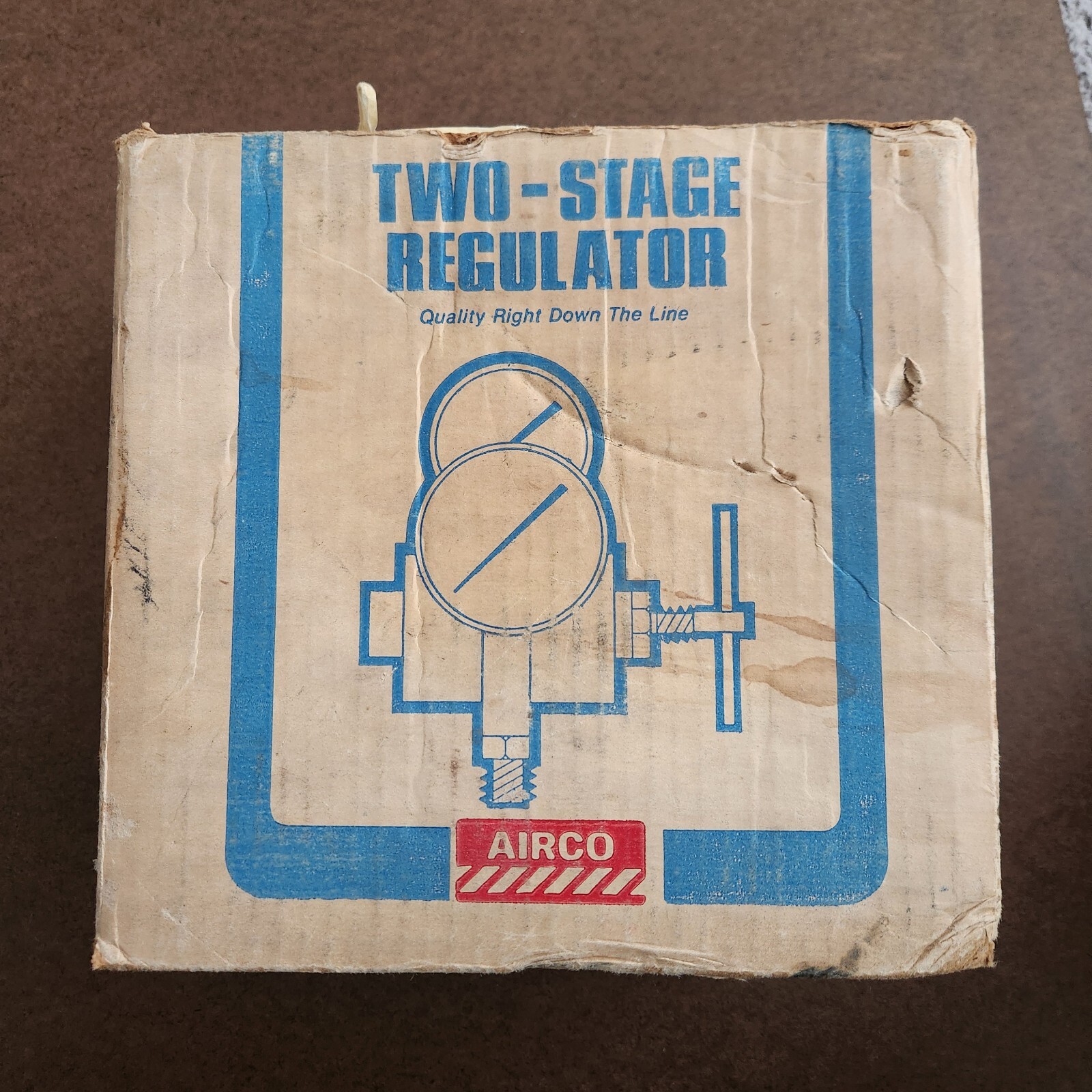 Vtg NOS AIRCO 806-8456 Oxygen Regulator 4000 PSI 200 PSI GAUGE Made USA