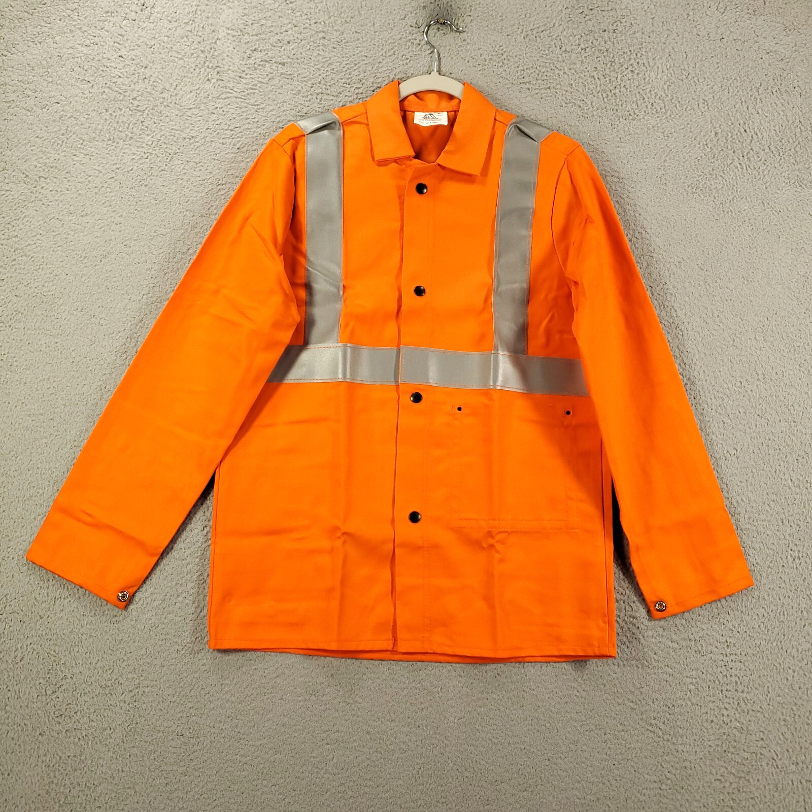 New FR Welding Jacket Small Reflective Stripes Flame Resistant 30″ Weldlite