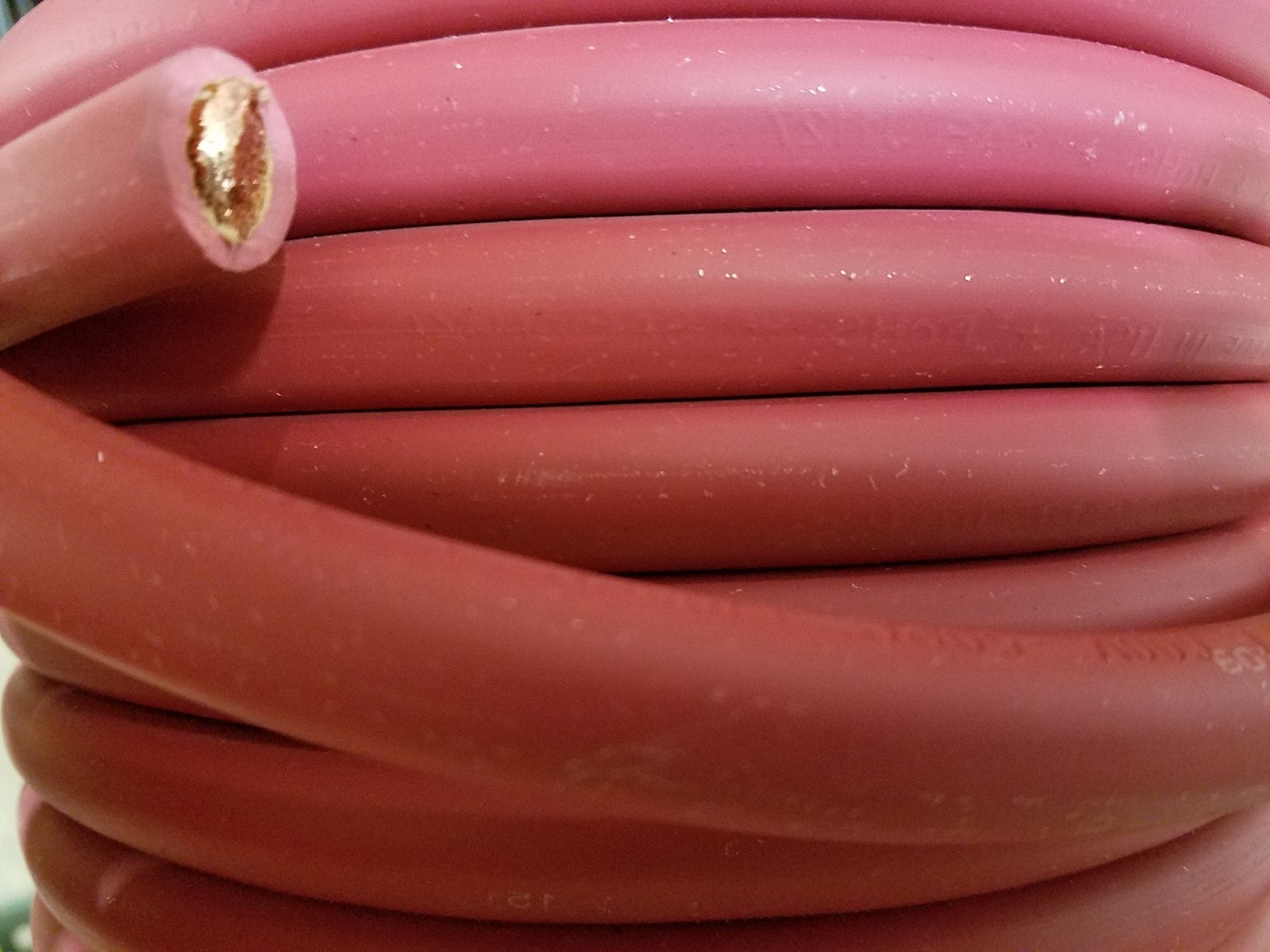 1/0 AWG WELDING CABLE WIRE SAE J1127 COPPER BATTERY SOLAR RED 200′ FEET