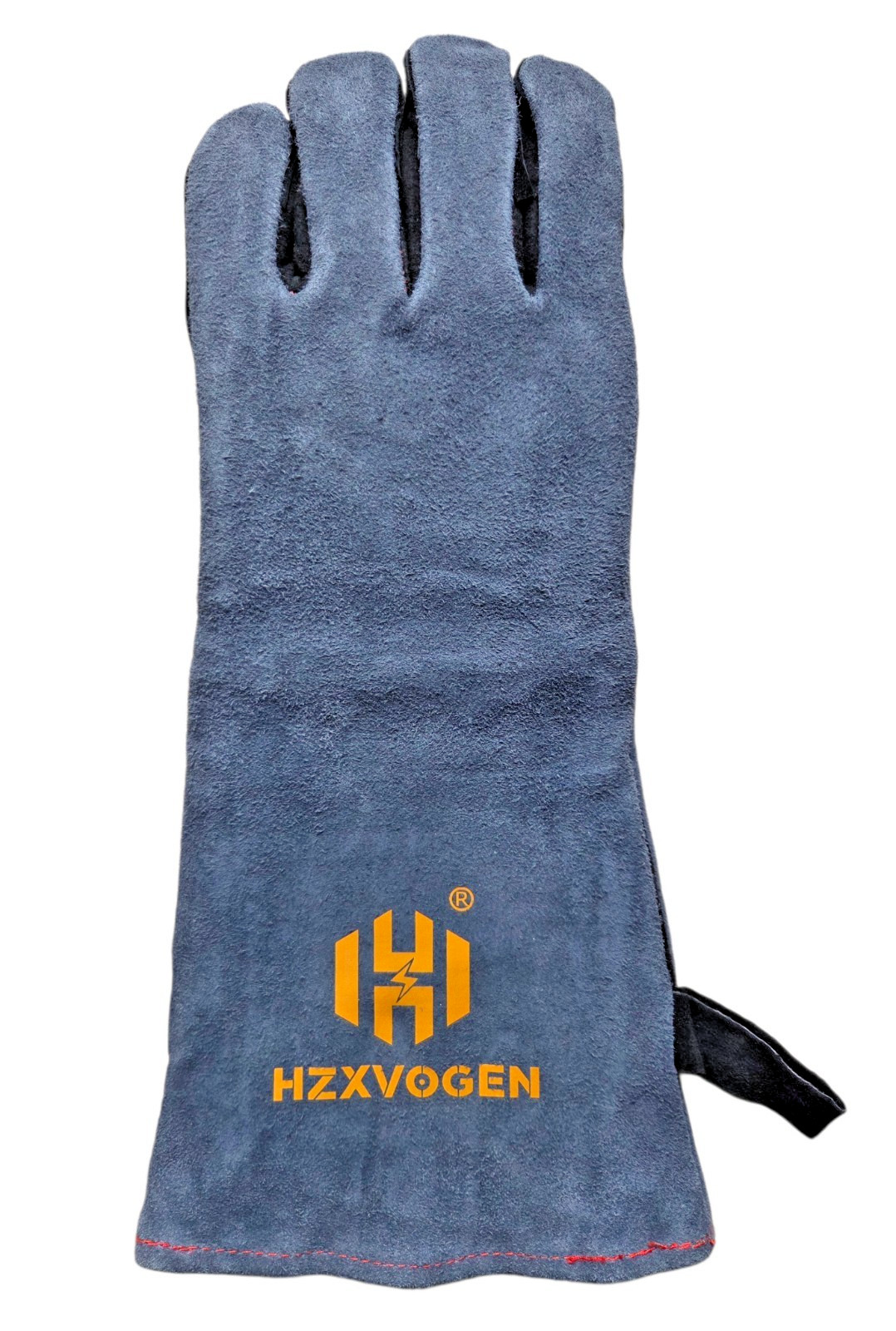 HZXVOGEN Welding Glove LEFT HAND ONLY Gray Suede Gauntlet BBQ Fireplace NEW