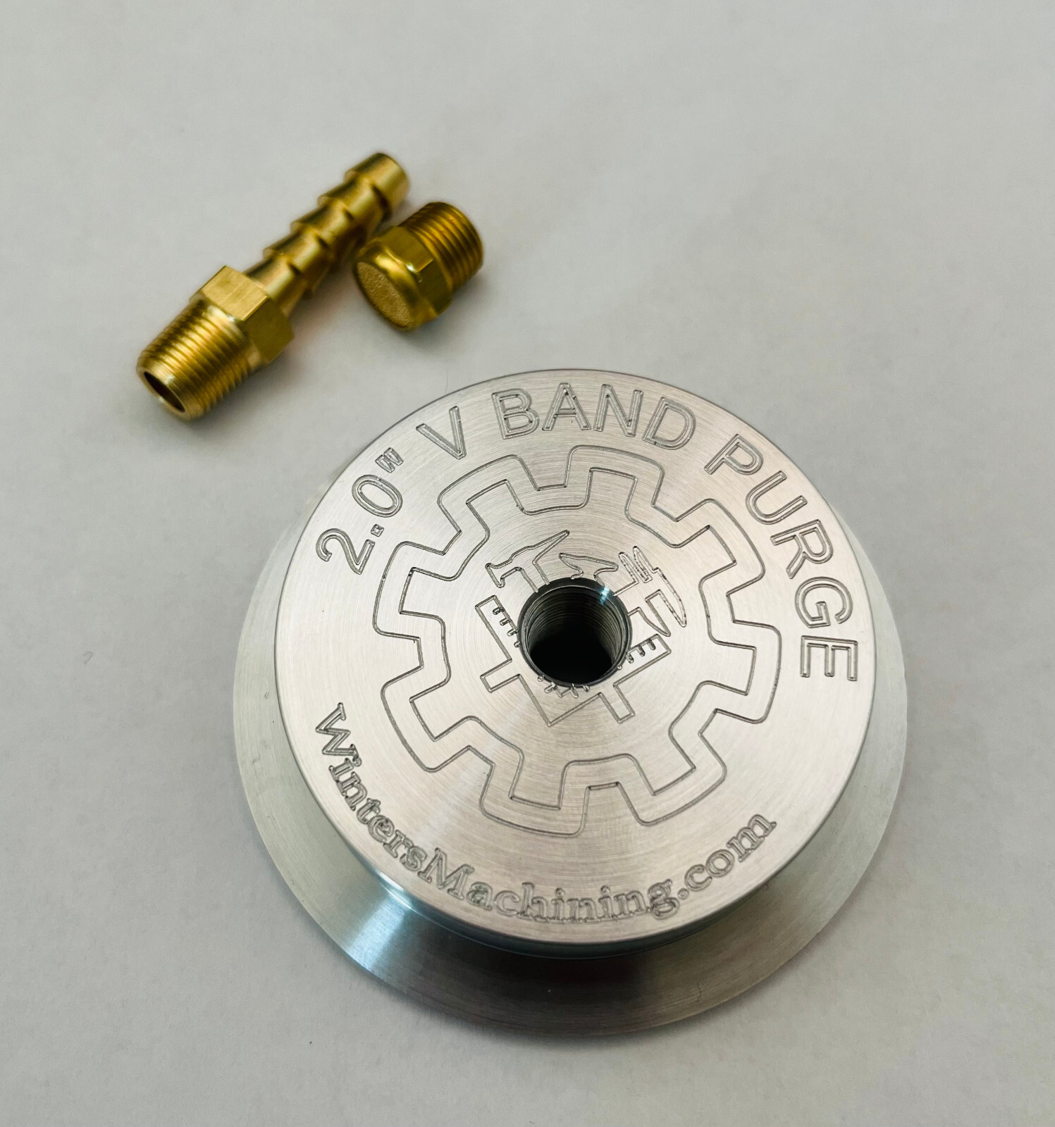 2.0″ V BAND BACK PURGE BLOCK