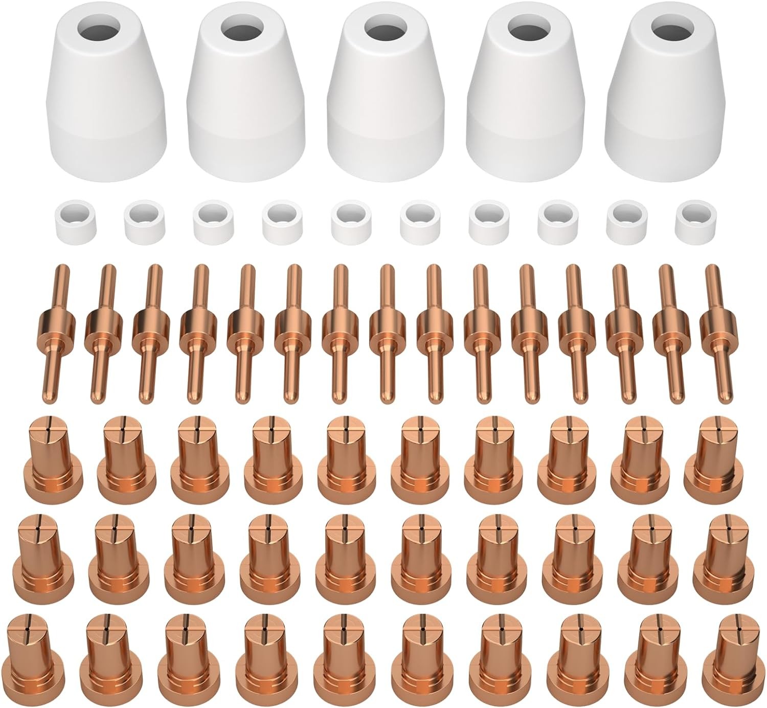 ARCCAPTAIN 60PCS PT31 Plasma Cutting Consumables Fit CUT-40 CUT-50D CT-312 with