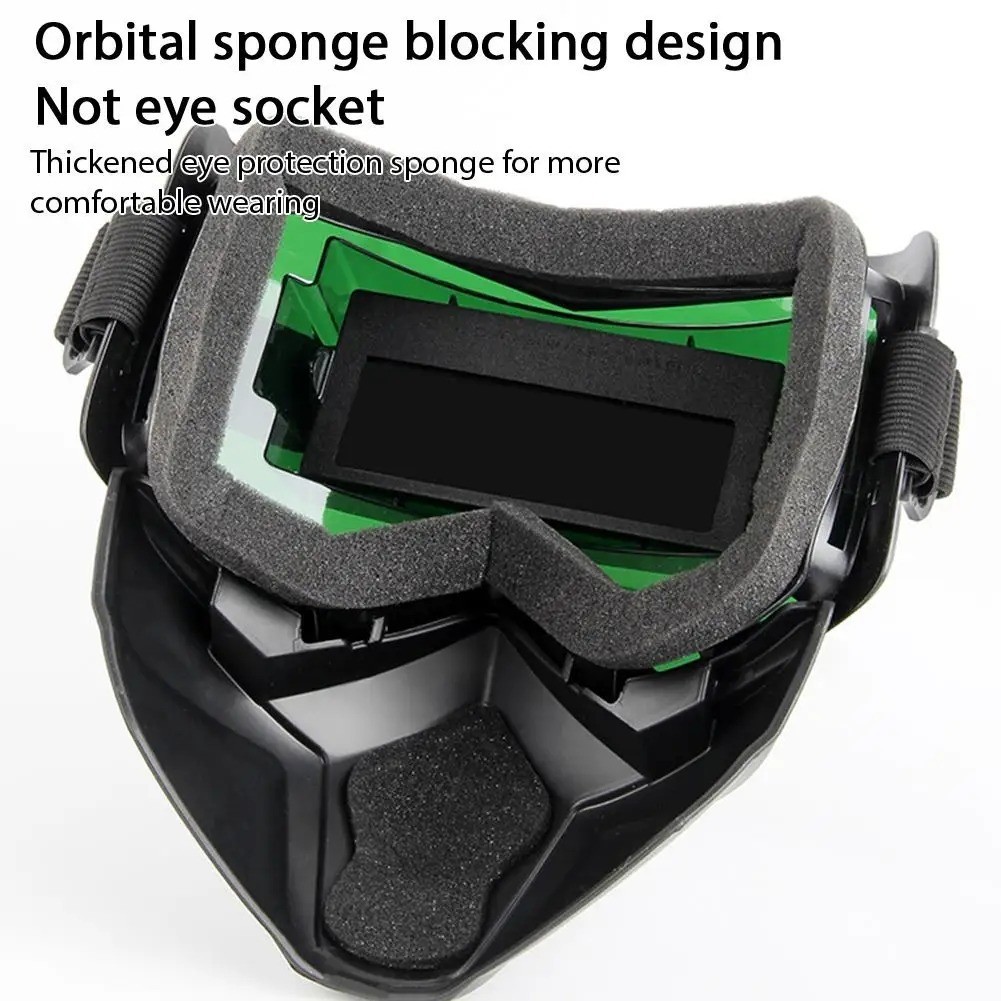 Large View Welding Mask Auto Darkening Hood Solar Powered Welder Helmet AUS