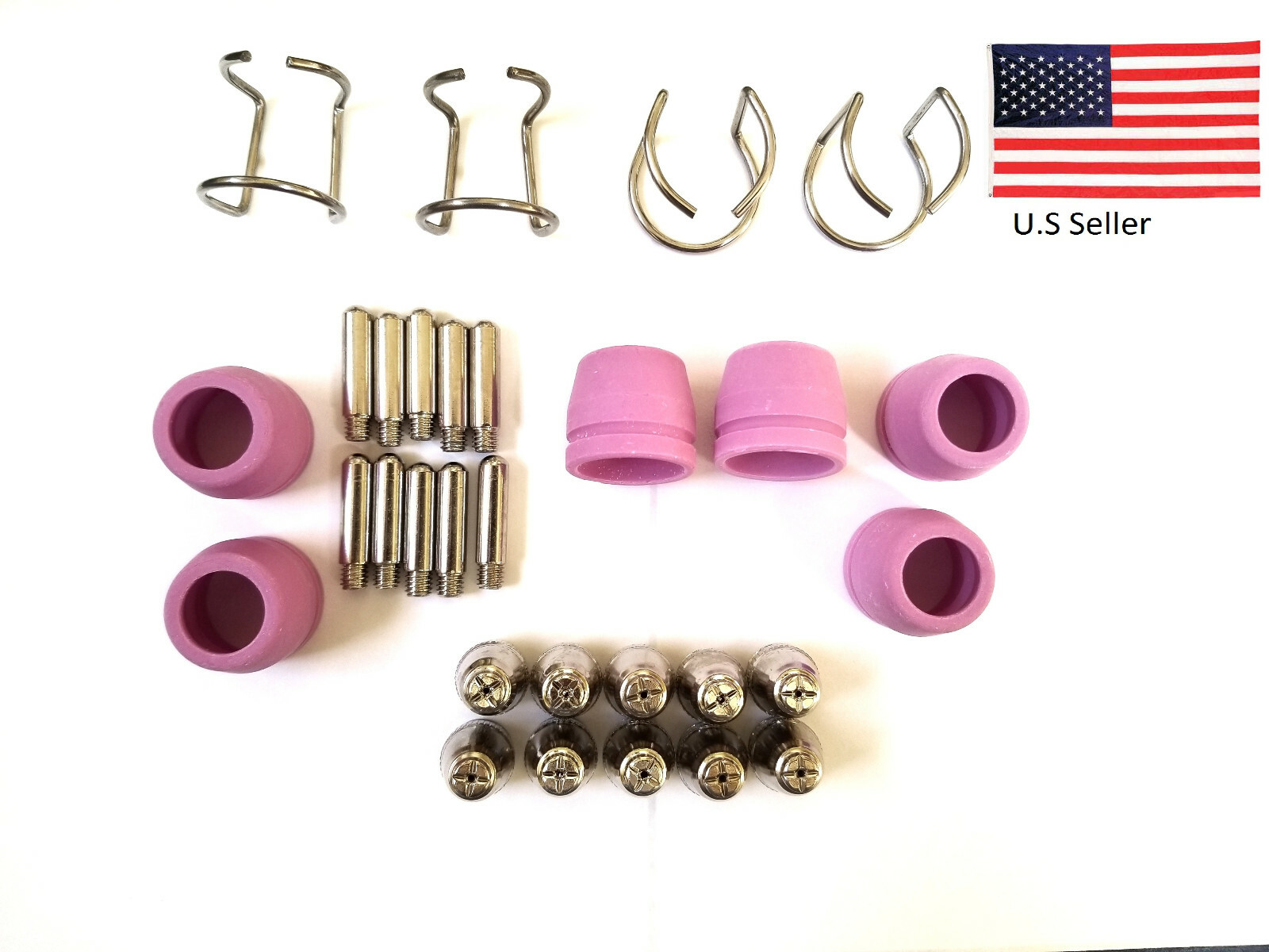 REBOOT RBC-5000DL 50A PILOT ARC Plasma Cutter 30pcs Consumables Spacer Guide USA