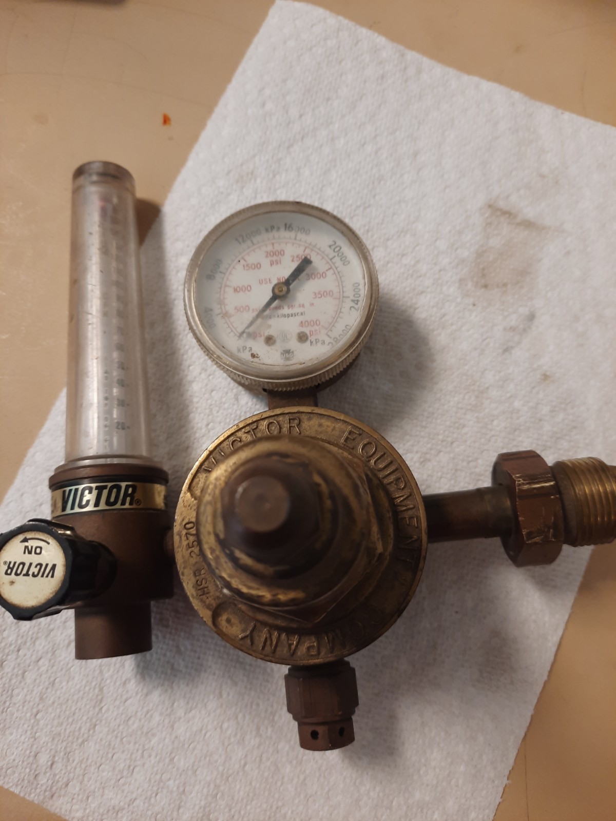 Victor Technologies SR-450D-540 Heavy Duty Single Stage Gas Welding Regulator