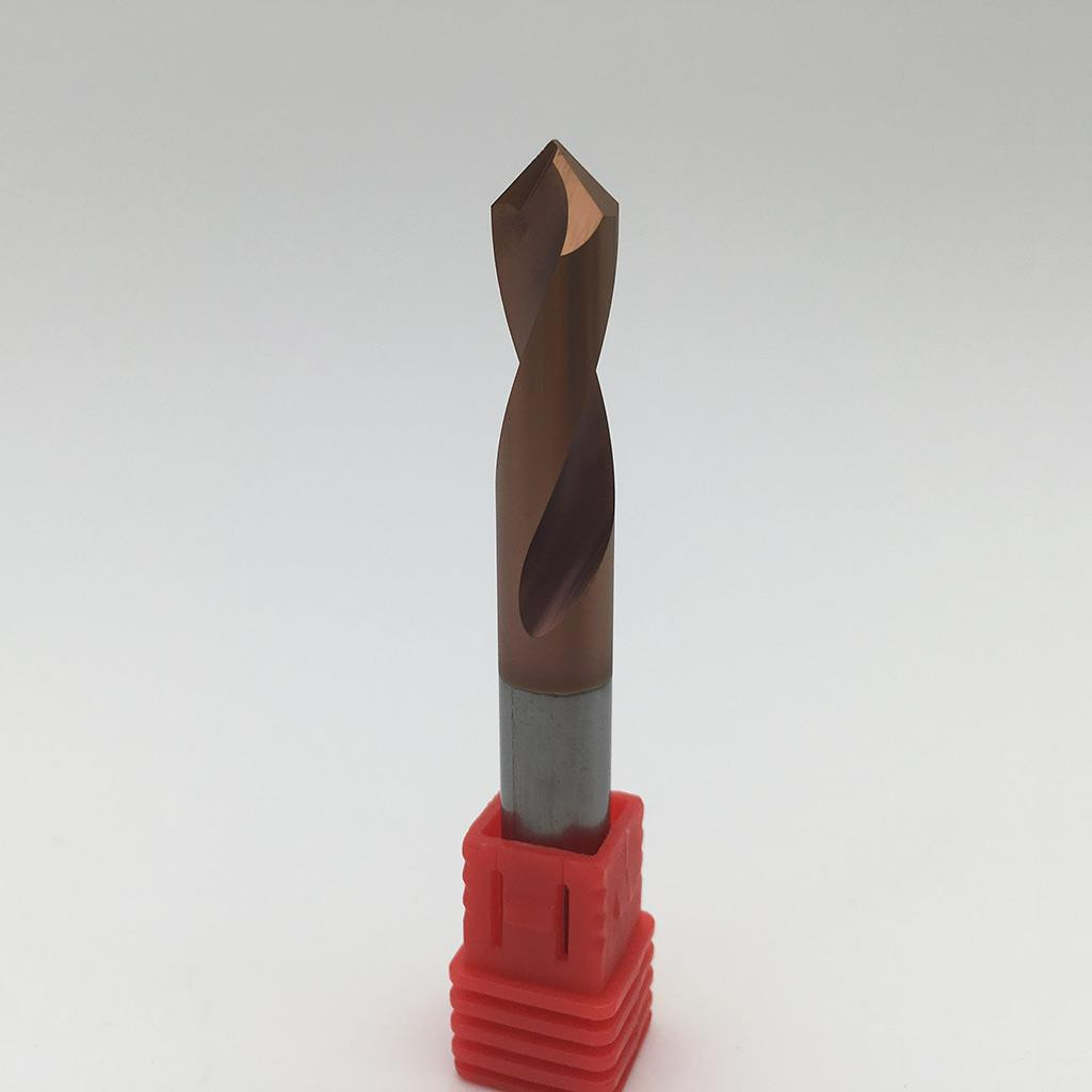 KLOT HRC60 Ultra Hard TiCN Coated Solid Carbide 90° Spot/Spotting Drill 3mm-20mm