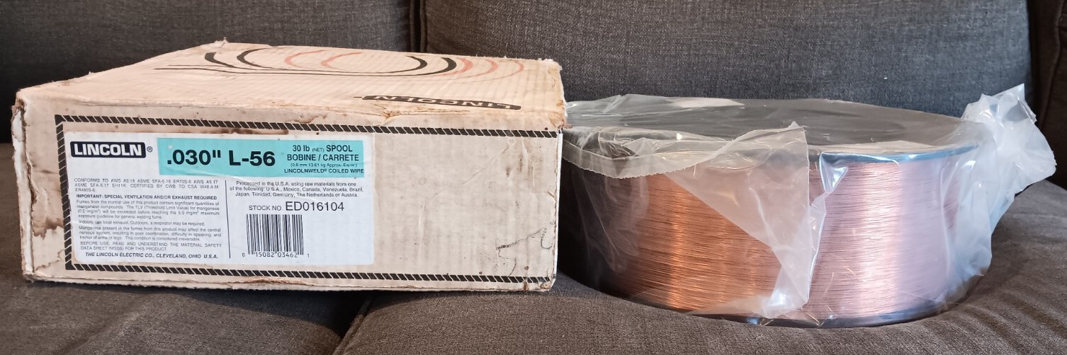 Lincoln Electric ED032926 / ED016104 SuperArc L-56 MIG Wire .030″ 30lb Spool NOS