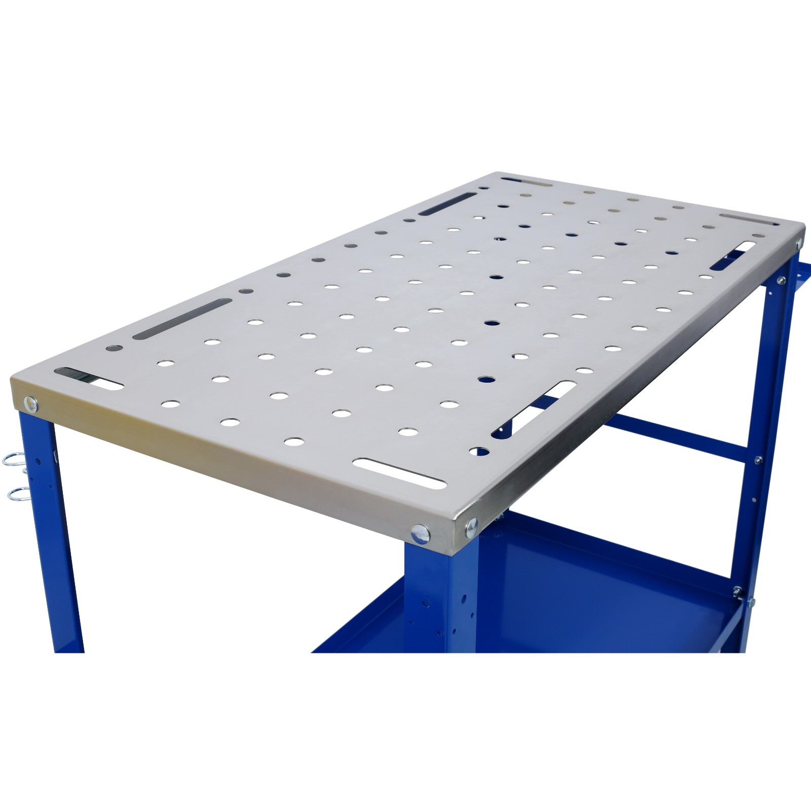 Welding Table 36″x18″, 1200lbs Load Capacity Steel on Wheels, Portable