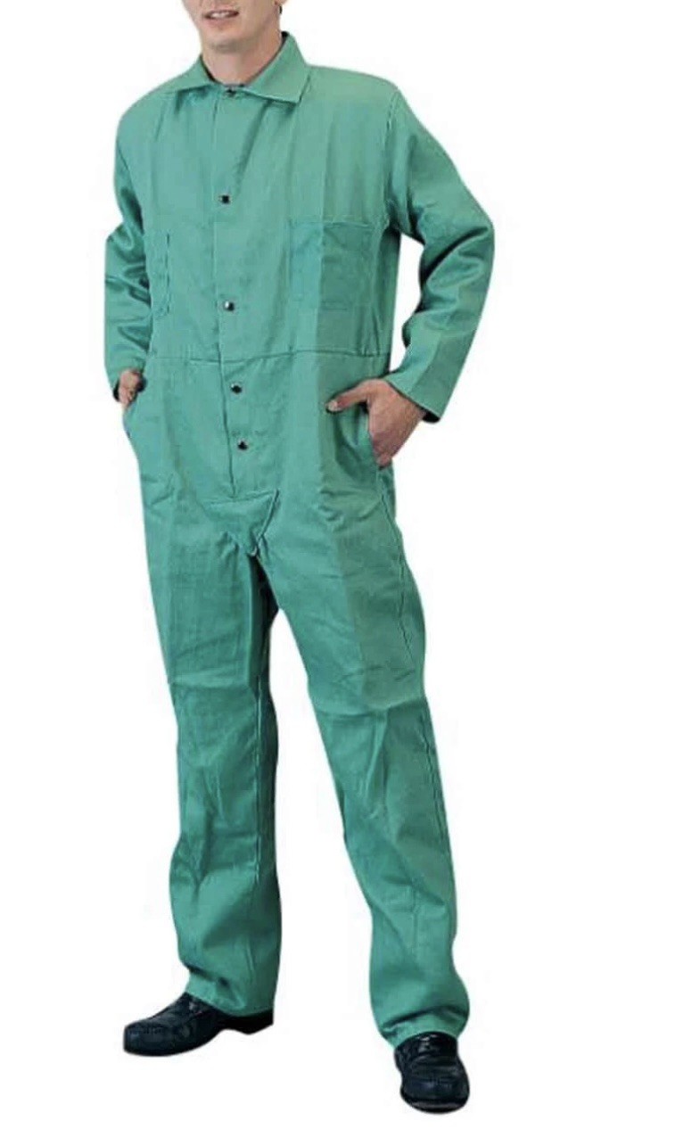 Tillman 6900 9 oz. Green Westex Flame Resistant Cotton Coveralls 3X-Large