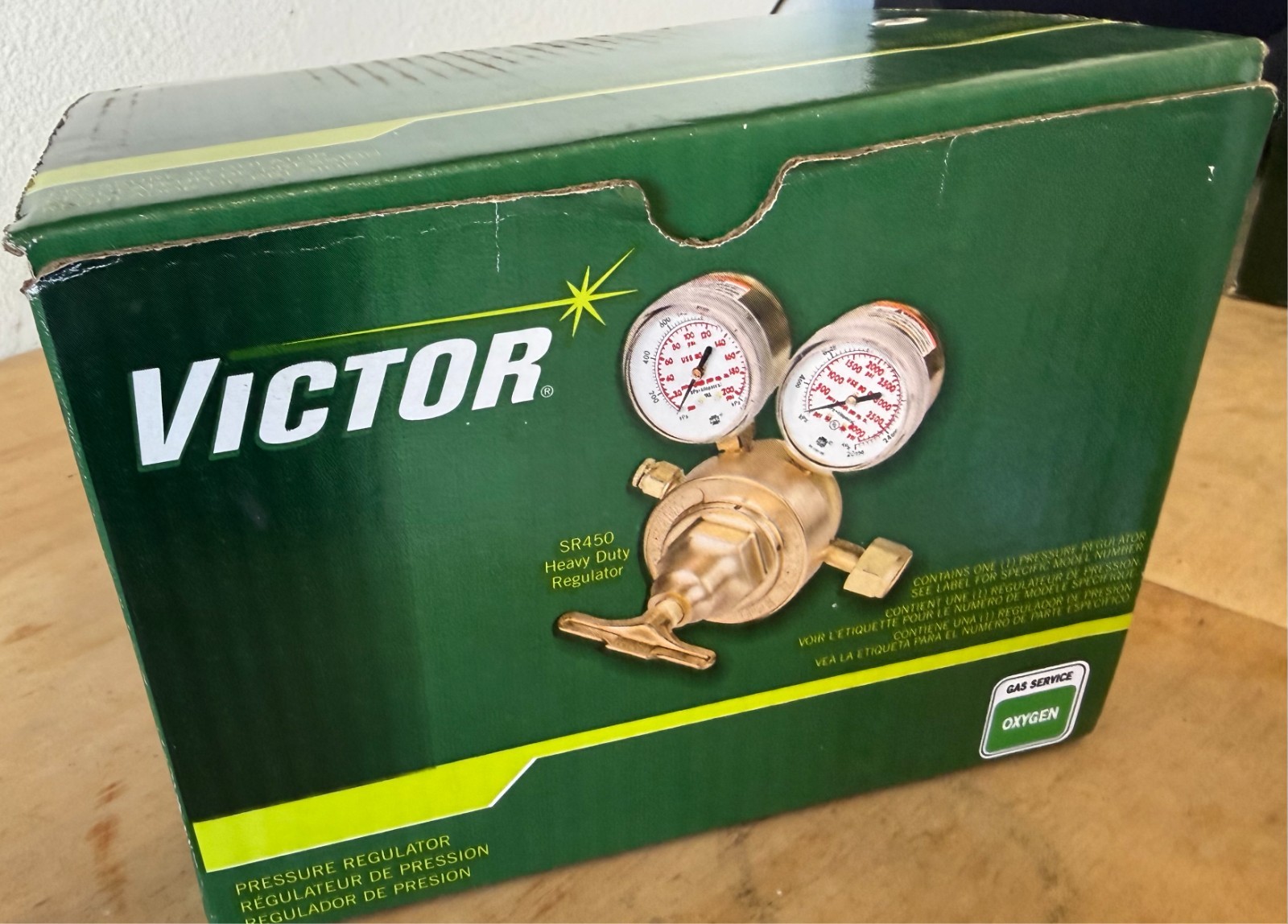VICTOR 0781-0527 Oxygen Regulator Heavy Duty SR450D-540
