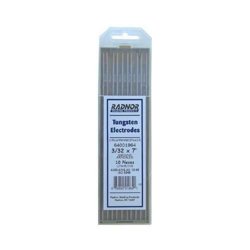 Tungsten Electrode, 1.5% Lanthanated, 7 in, Size 3/32