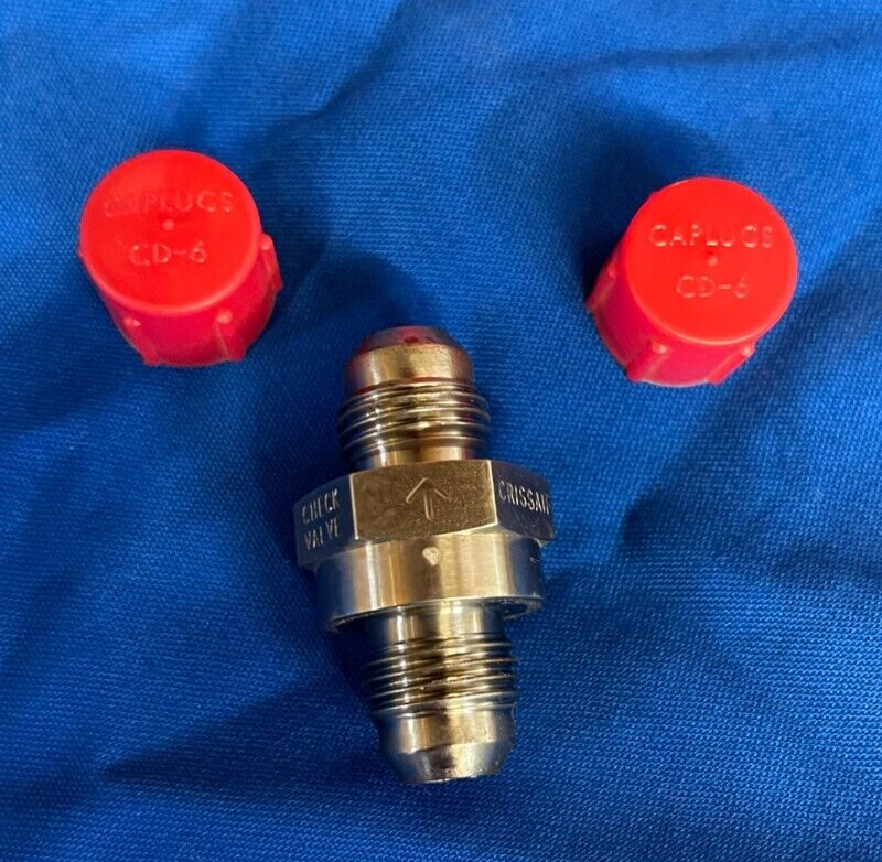 CRISSAIR CHECK VALVE #2C6560 THREAD COUNT 1.5 ID 5/16″