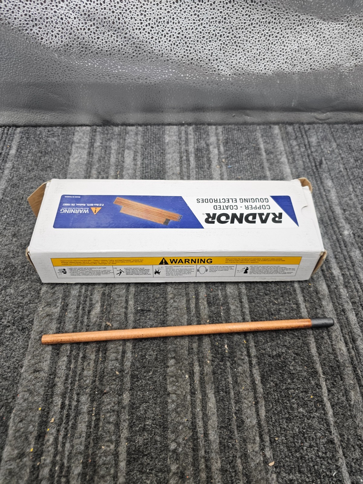 (QTY 50) Radnor 64002225 Type DC 3/8 ” x 12″ Copper Gouging Rod Electrode